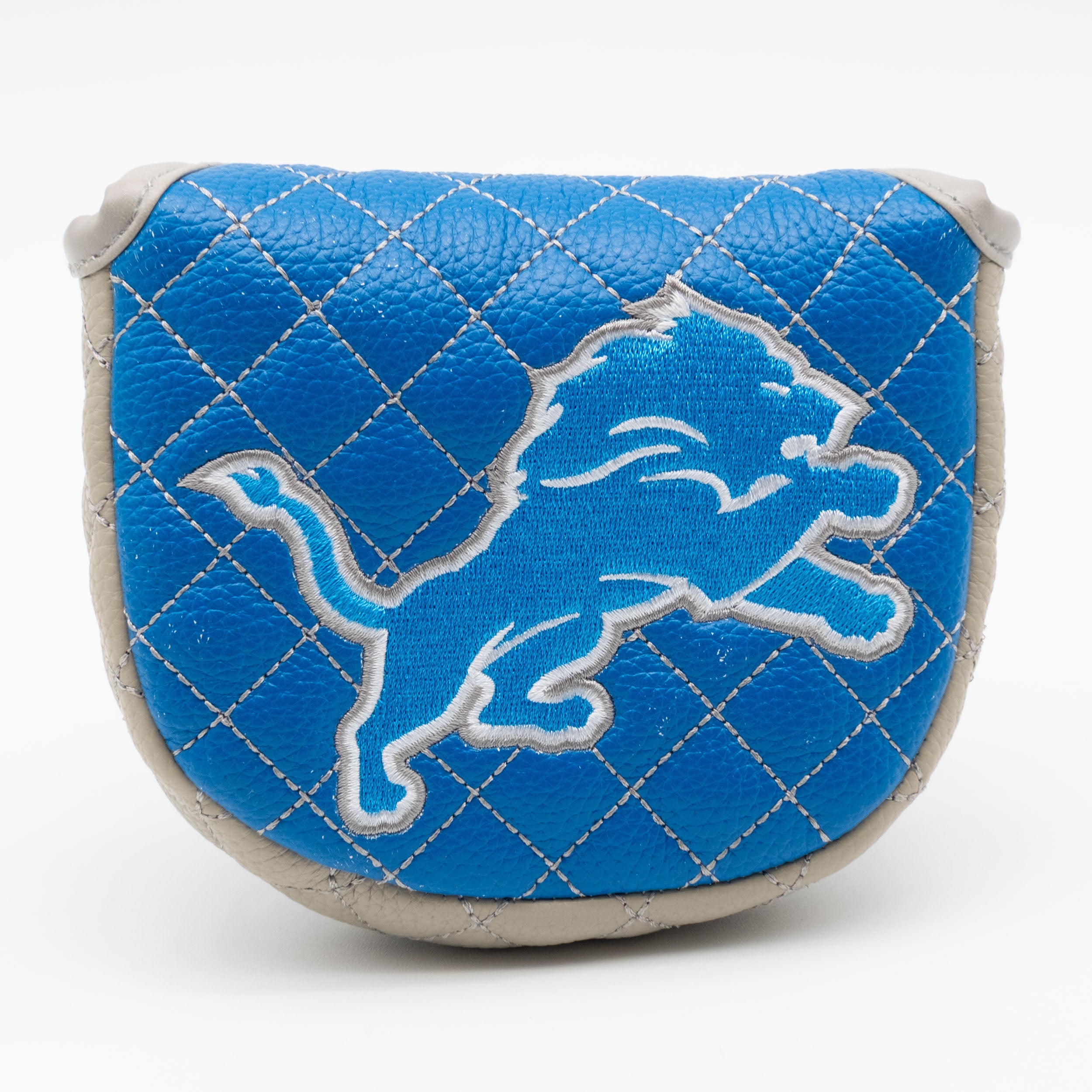 Detroit Lions Quilted Mallet Putter Cover (SOLID)