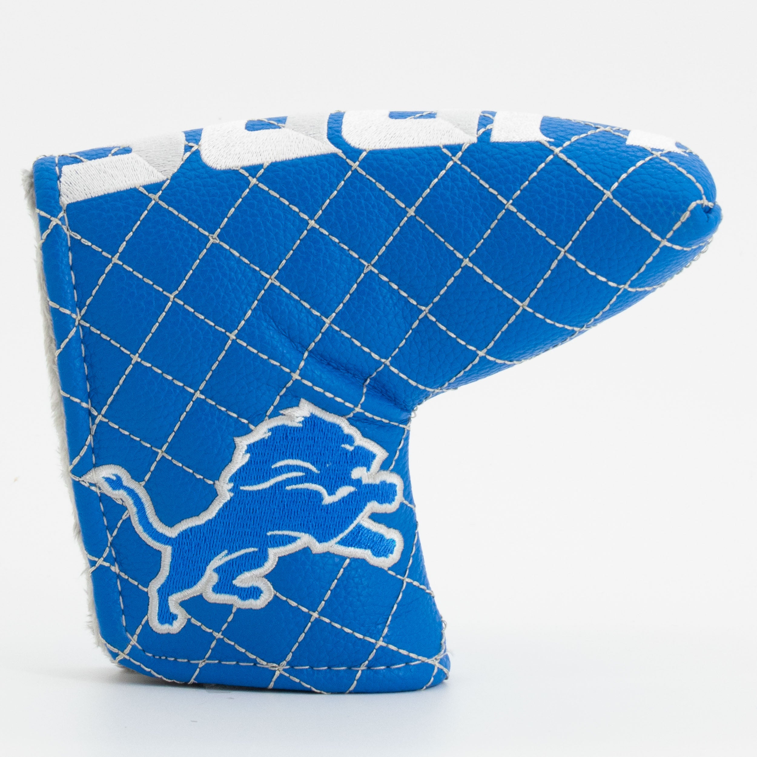 Detroit Lions Quited Blade Putter Cover (SOLID)