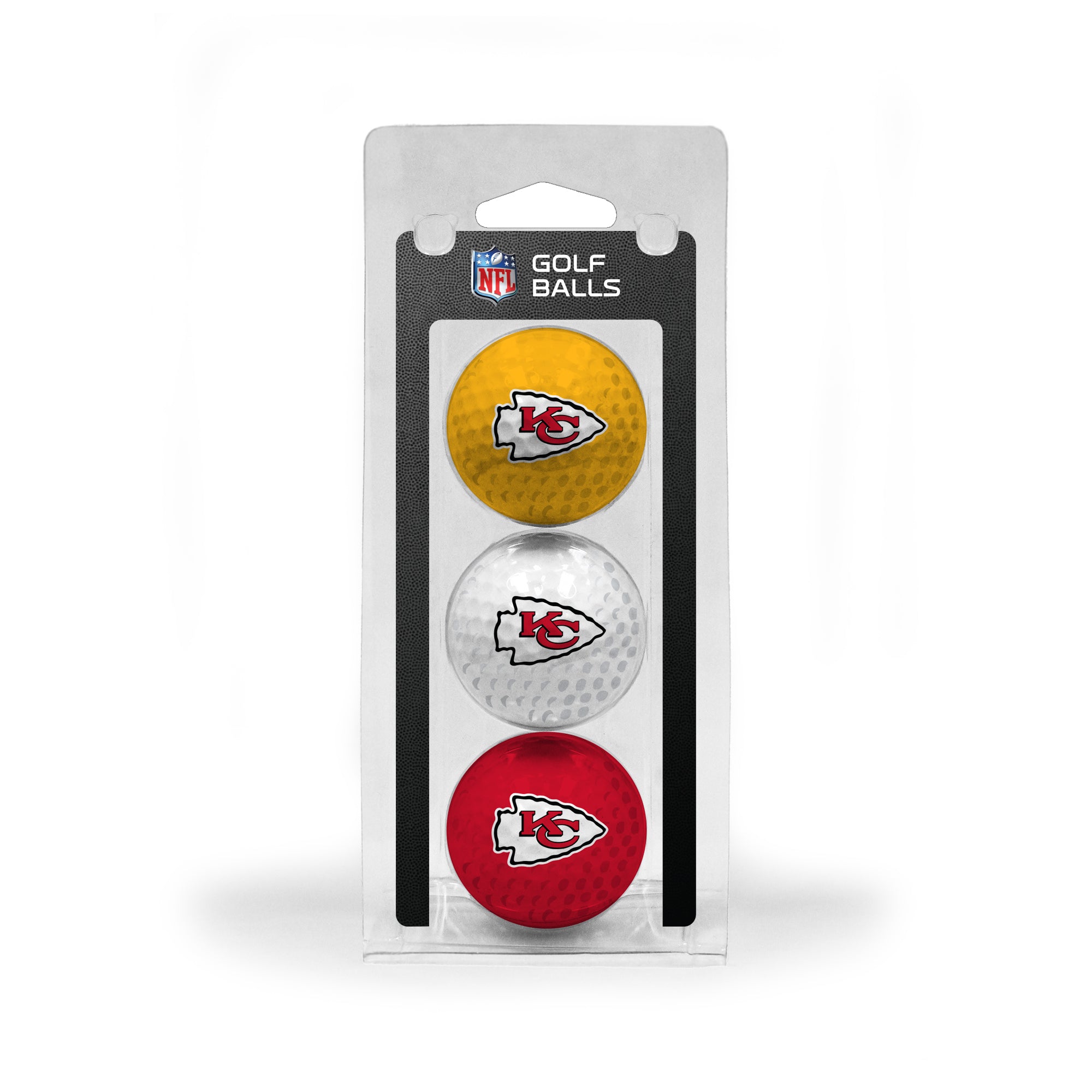 Kansas City Chiefs Golf Balls 3 Pack