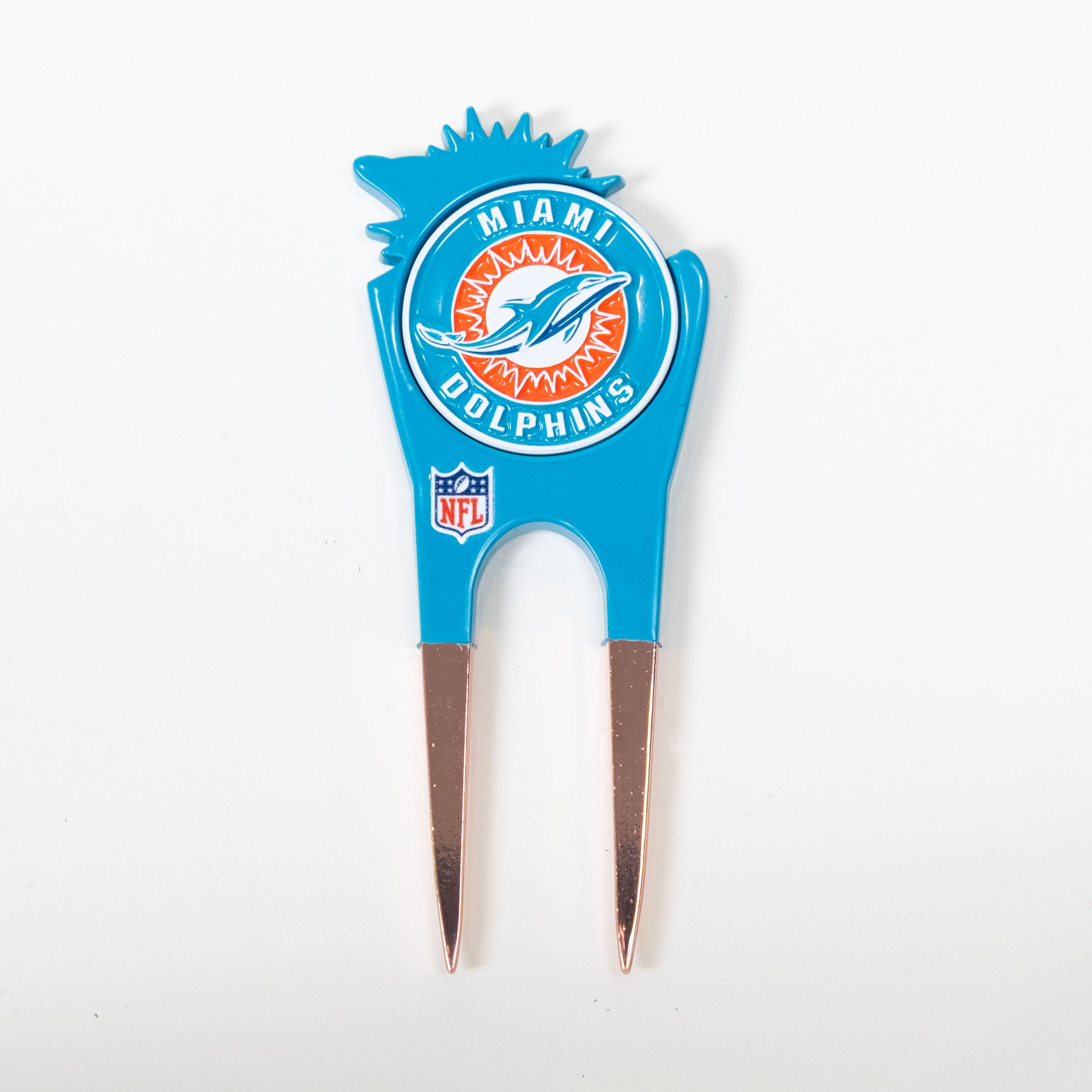 Miami Dolphins Custom Shaped Divot Tool