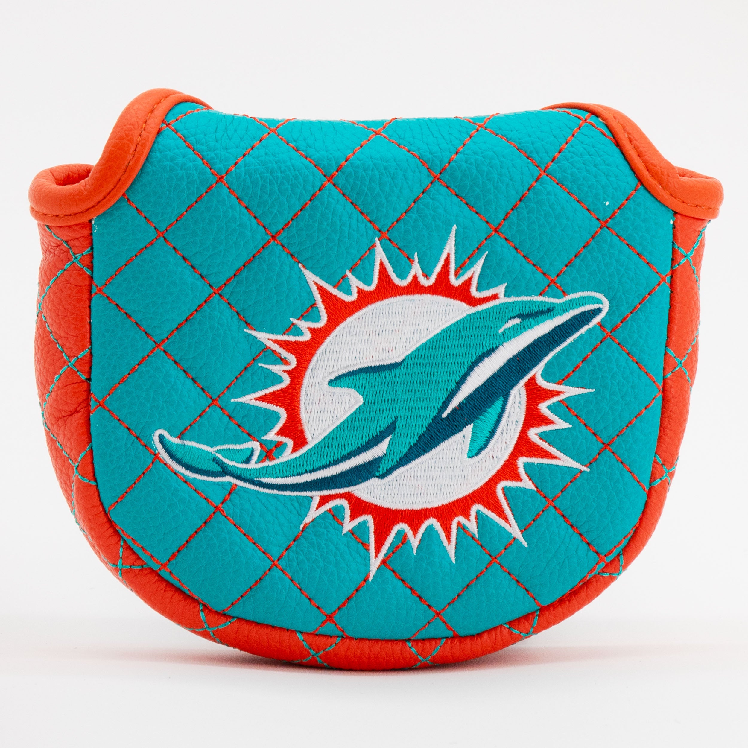 Miami Dolphins Quilted Mallet Putter Cover (SOLID)