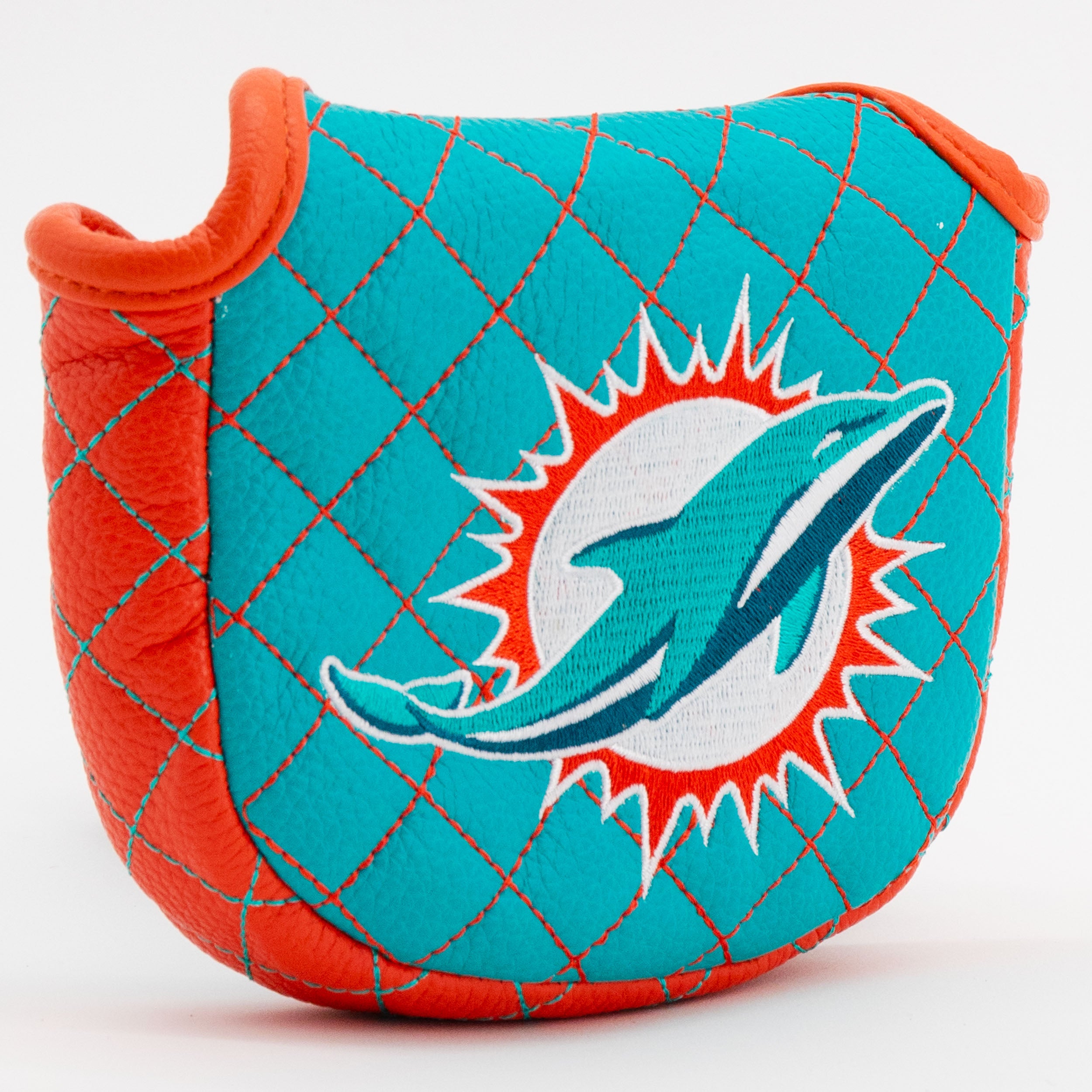 Miami Dolphins Quilted Mallet Putter Cover (SOLID)