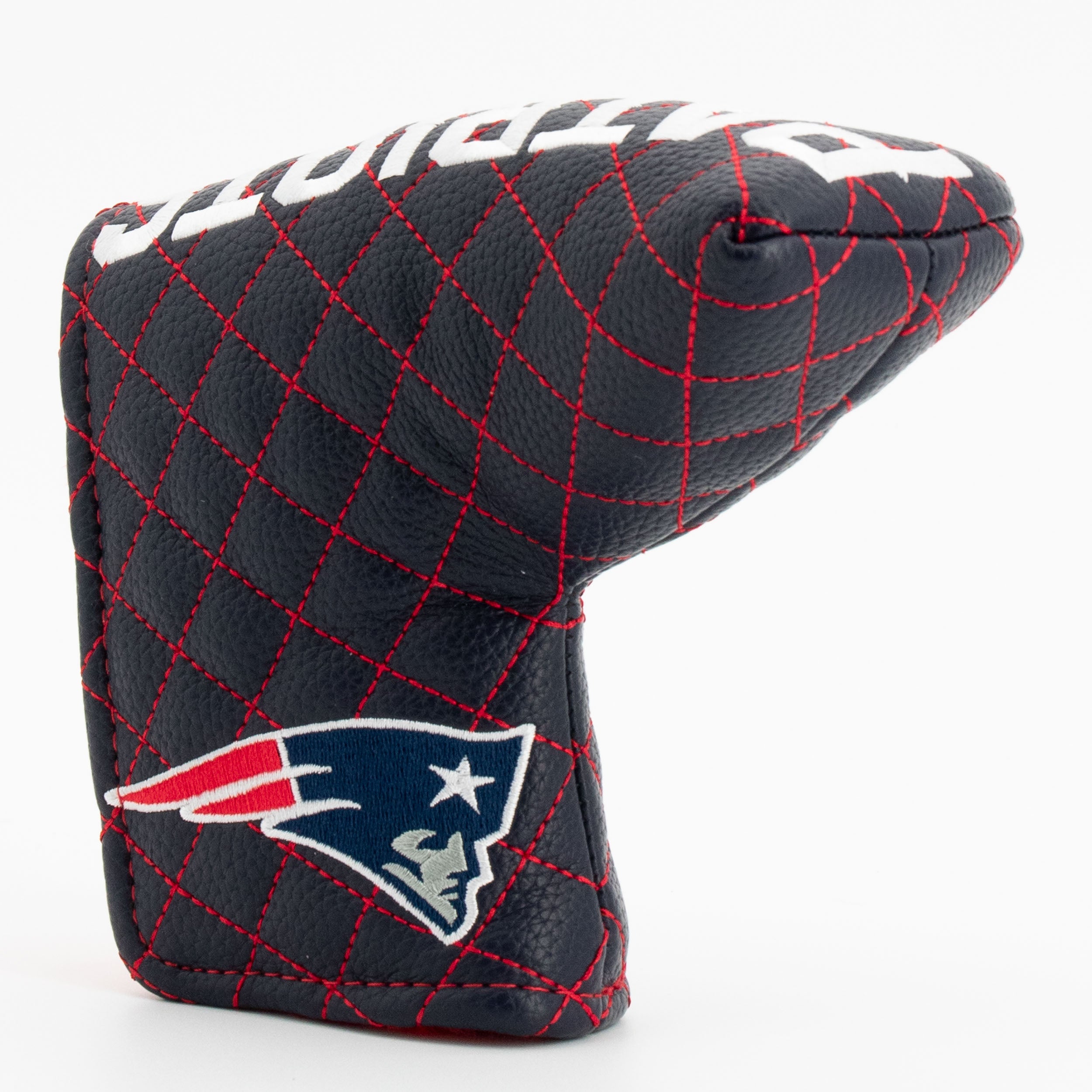 New England Patriots Quited Blade Putter Cover (SOLID)