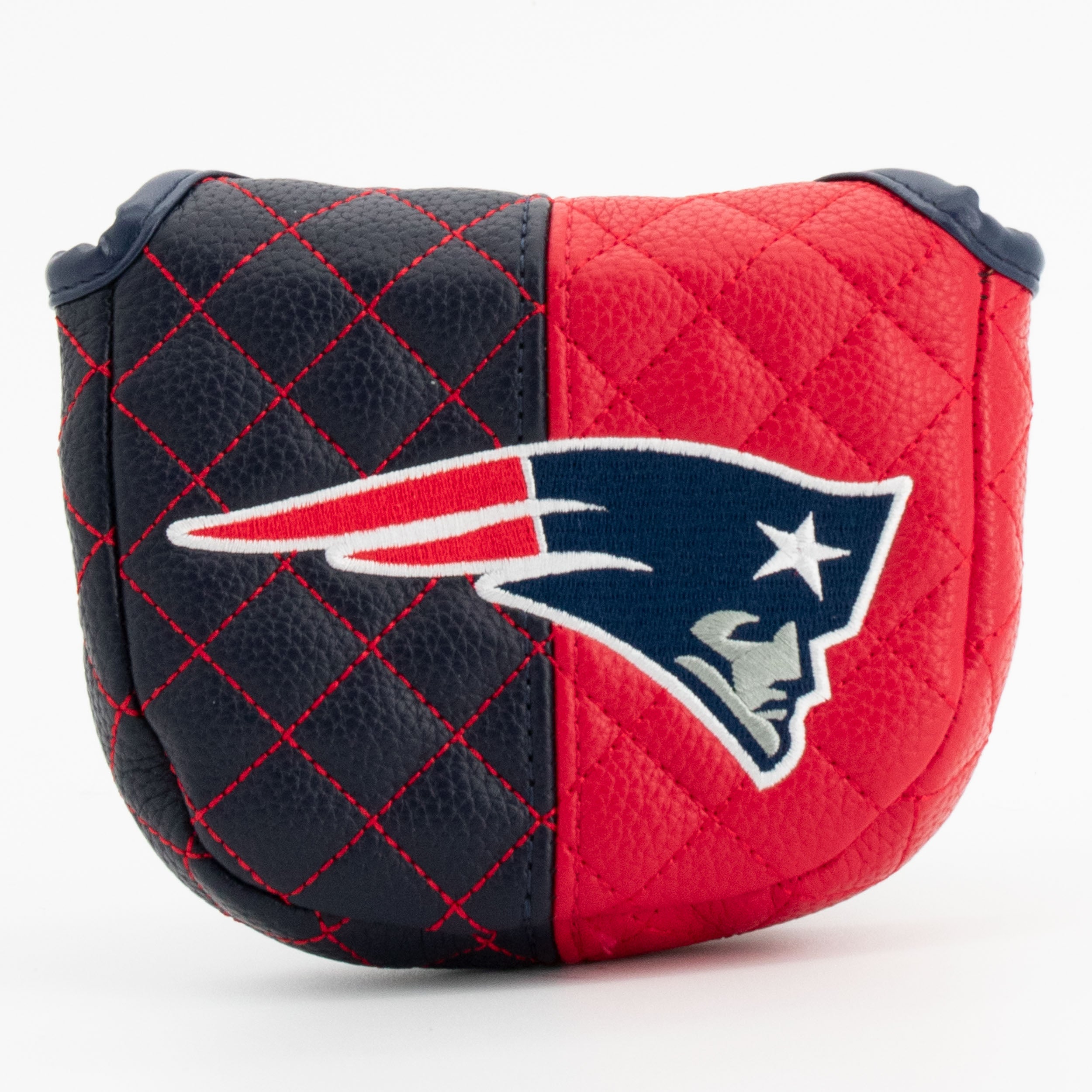 New England Patriots Quilted Mallet Putter Cover (SPLIT)