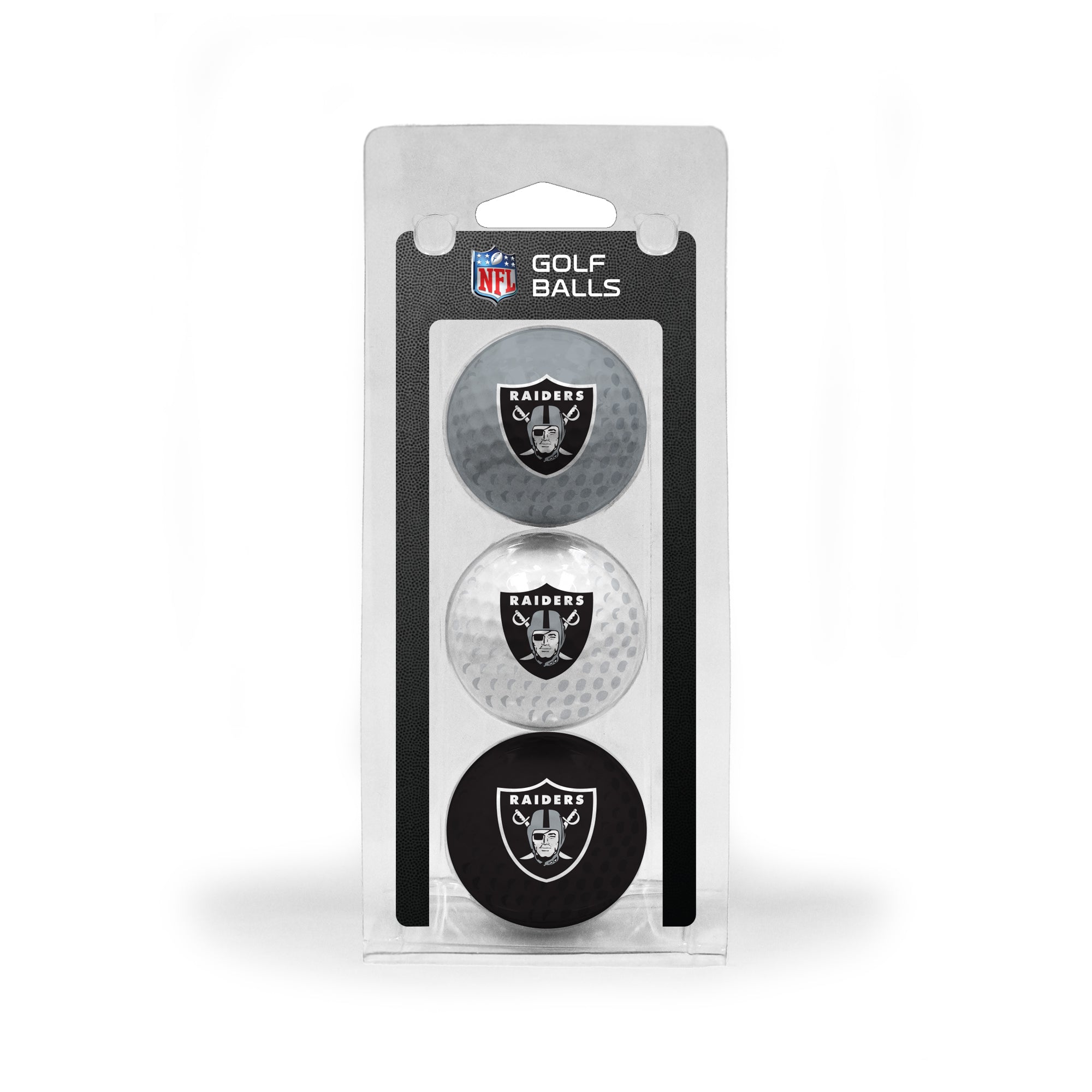 Las Vegas Raiders Golf Balls 3 Pack
