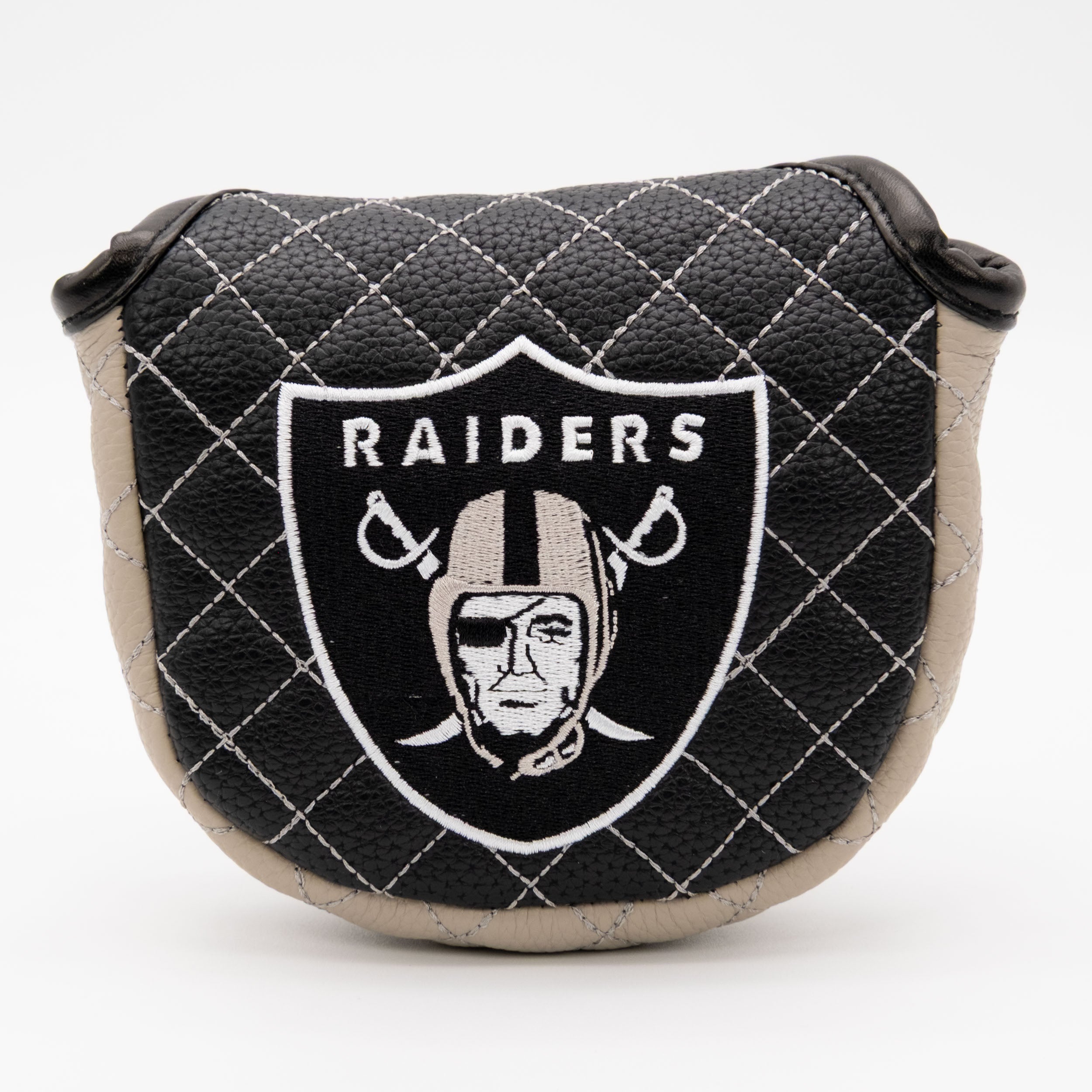 Las Vegas Raiders Quilted Mallet Putter Cover (SOLID)