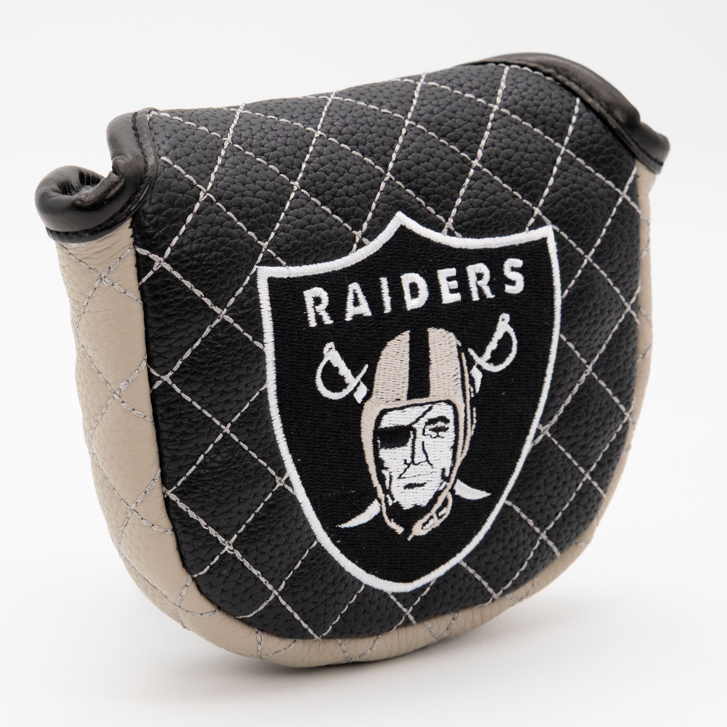 Las Vegas Raiders Quilted Mallet Putter Cover (SOLID)