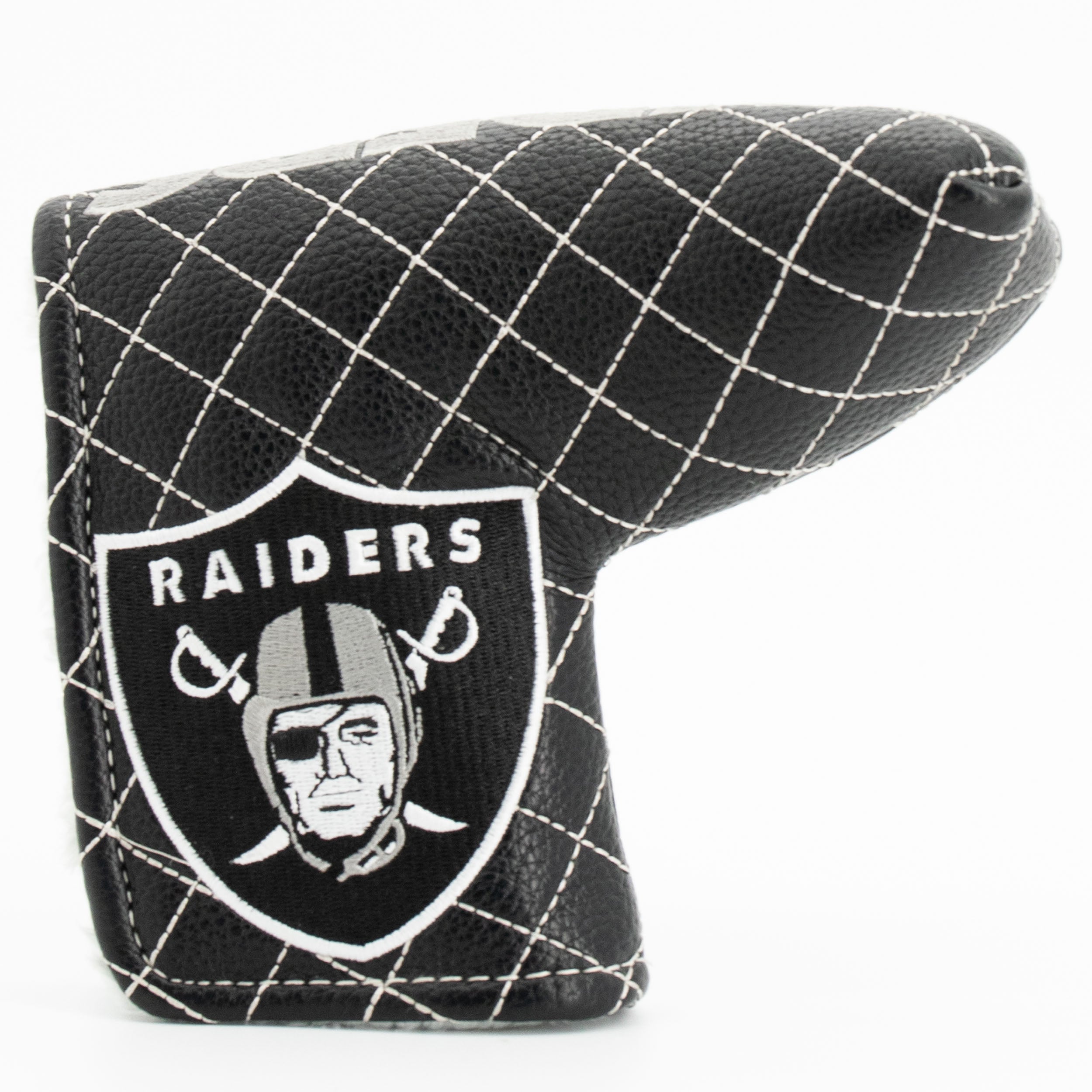 Las Vegas Raiders Quited Blade Putter Cover (SOLID)