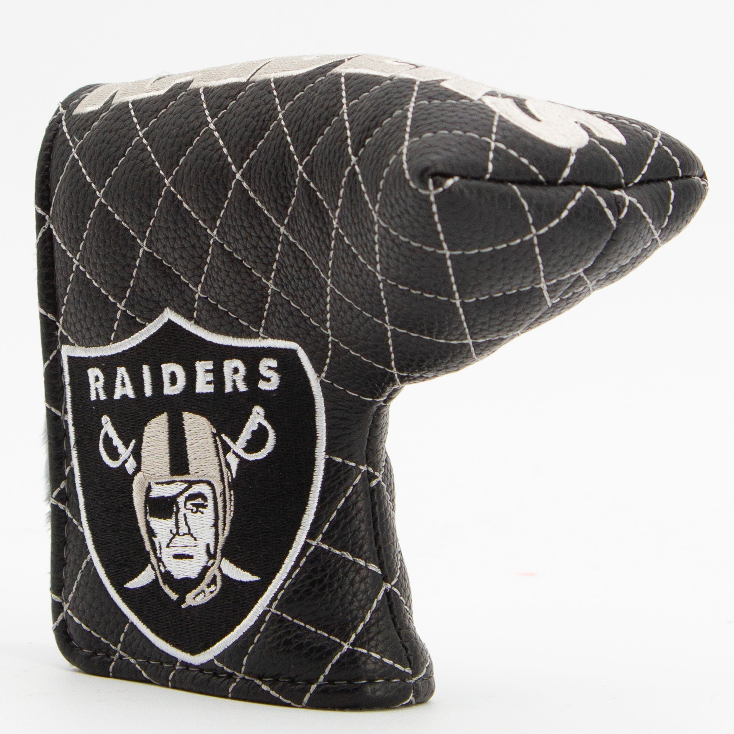 Las Vegas Raiders Quited Blade Putter Cover (SOLID)