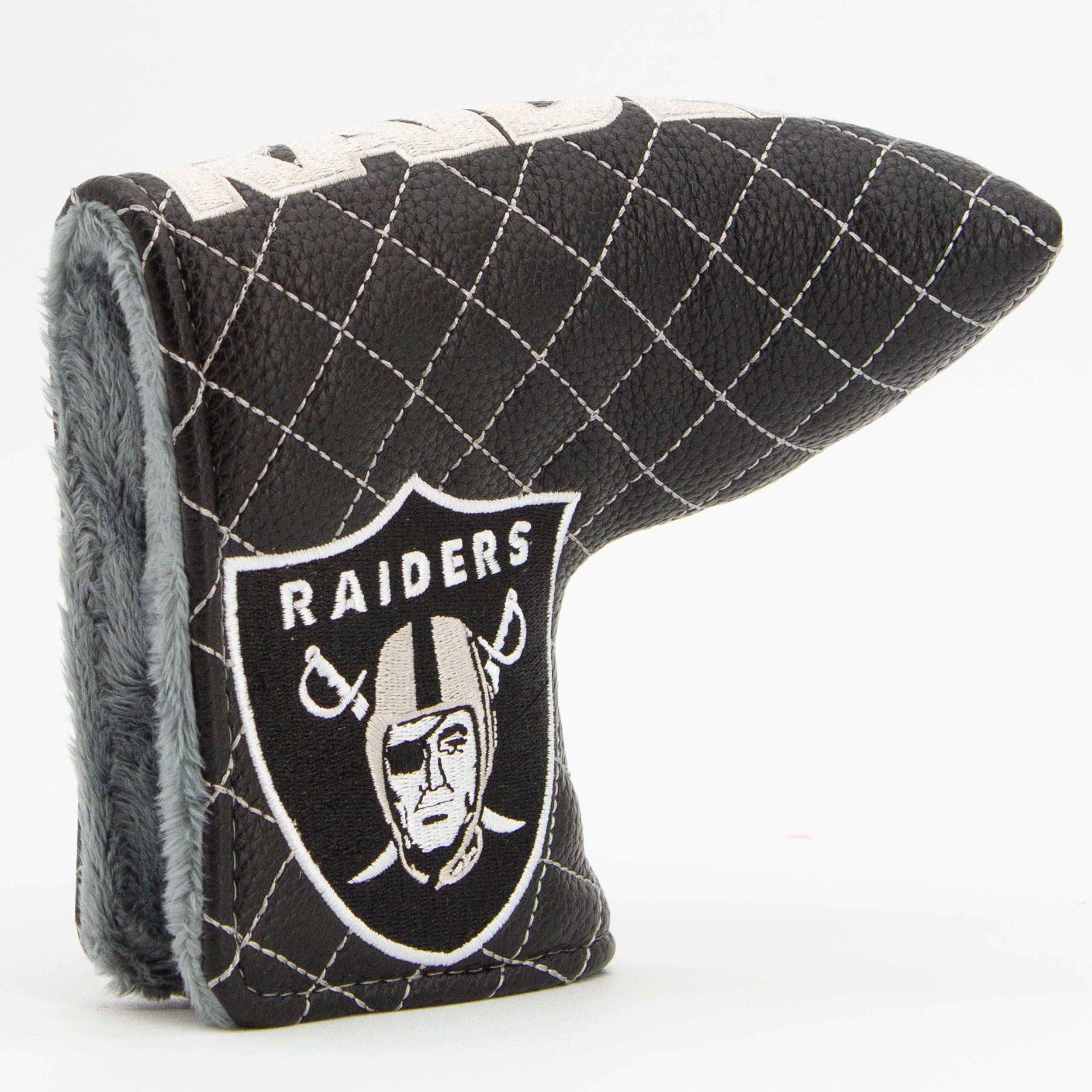 Las Vegas Raiders Quited Blade Putter Cover (SOLID)