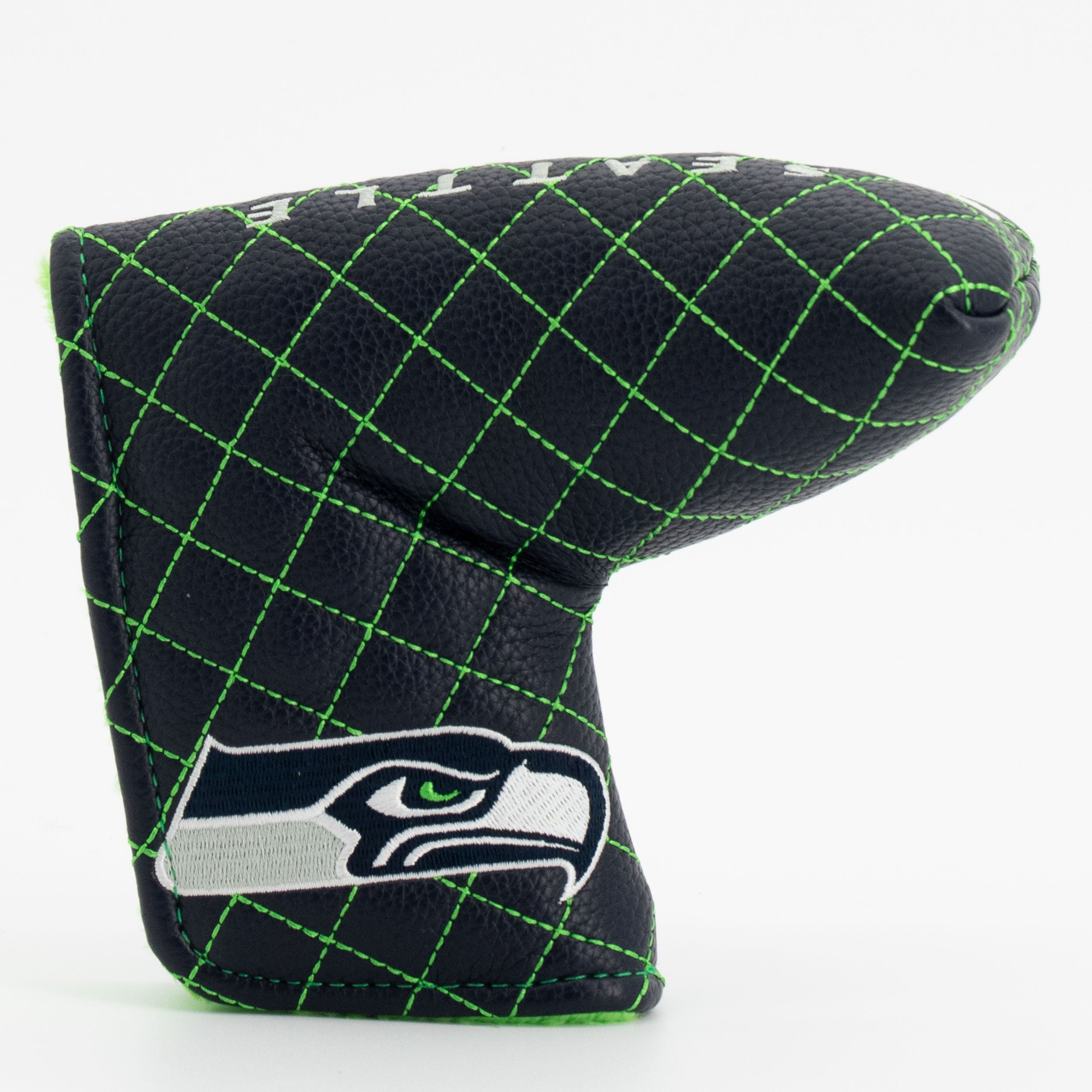 Seattle Seahawks Quited Blade Putter Cover (SOLID)