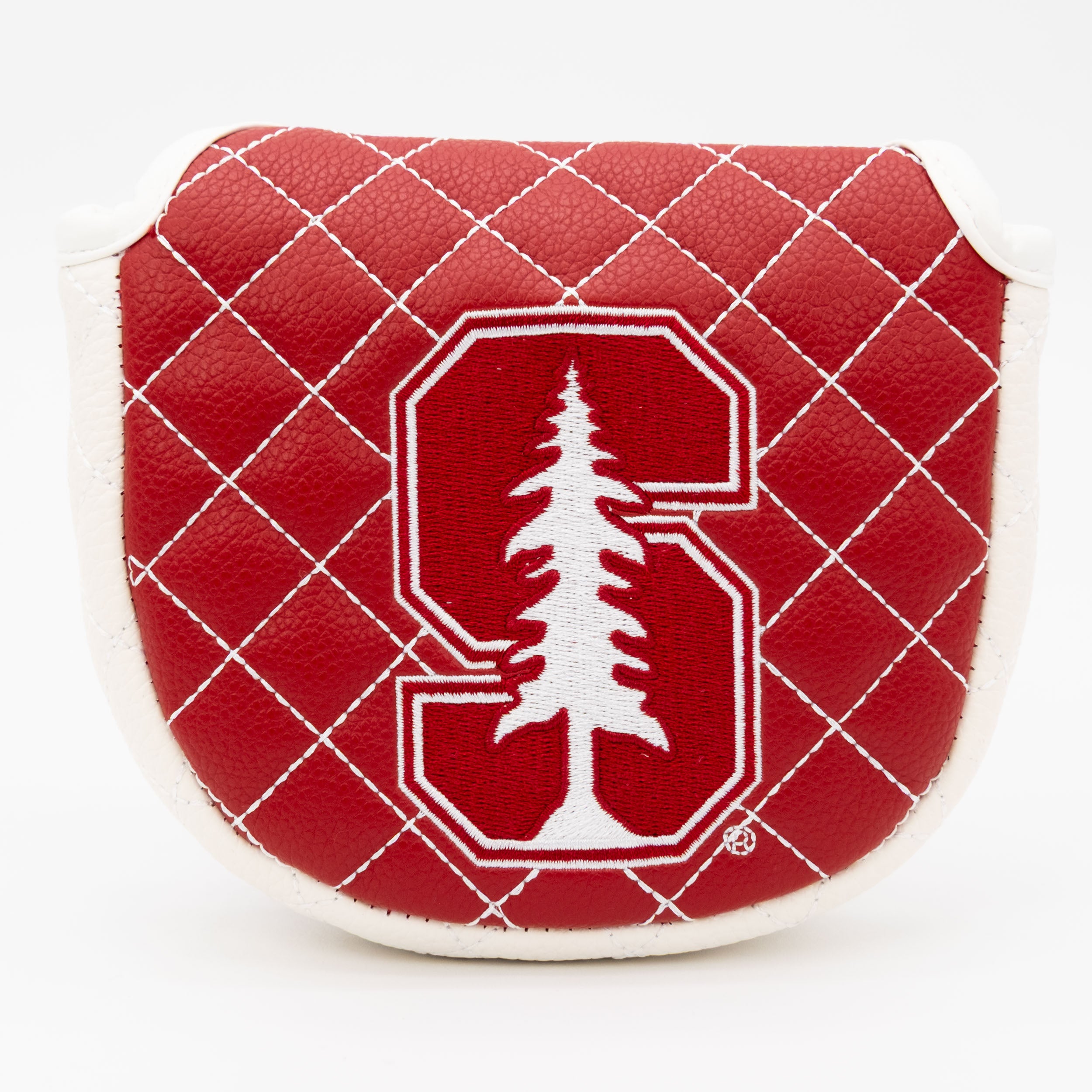Stanford Cardinal Quilted Mallet Putter Cover (SOLID)