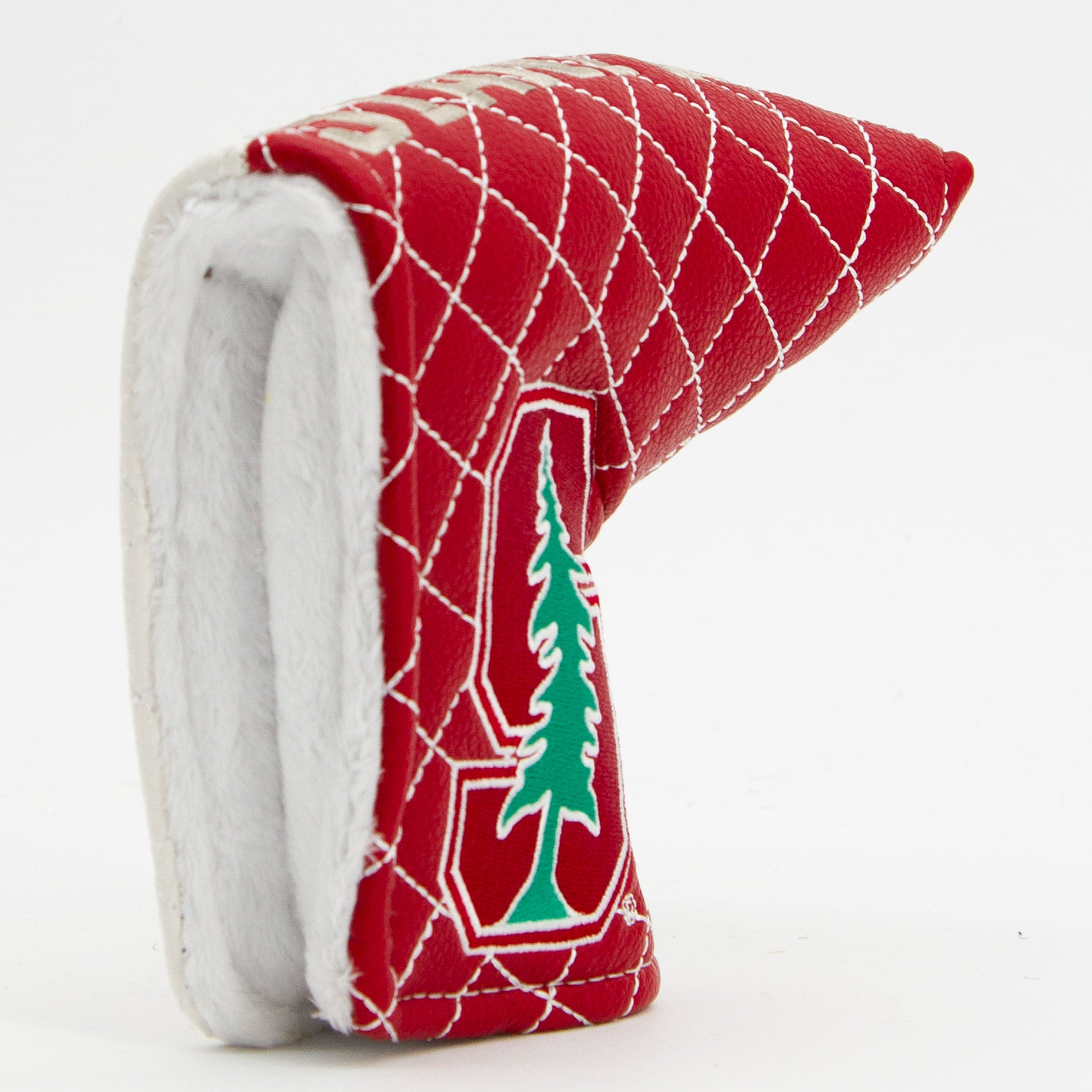 Stanford Cardinal Quited Blade Putter Cover (SPLIT)