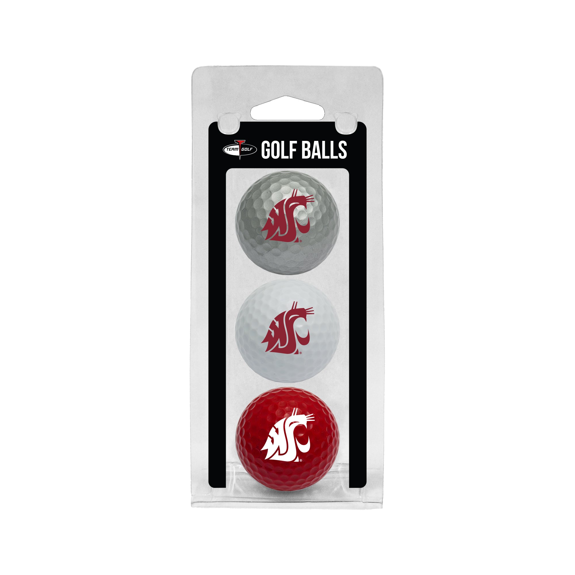Washington State Cougars 3 Golf Ball Pack