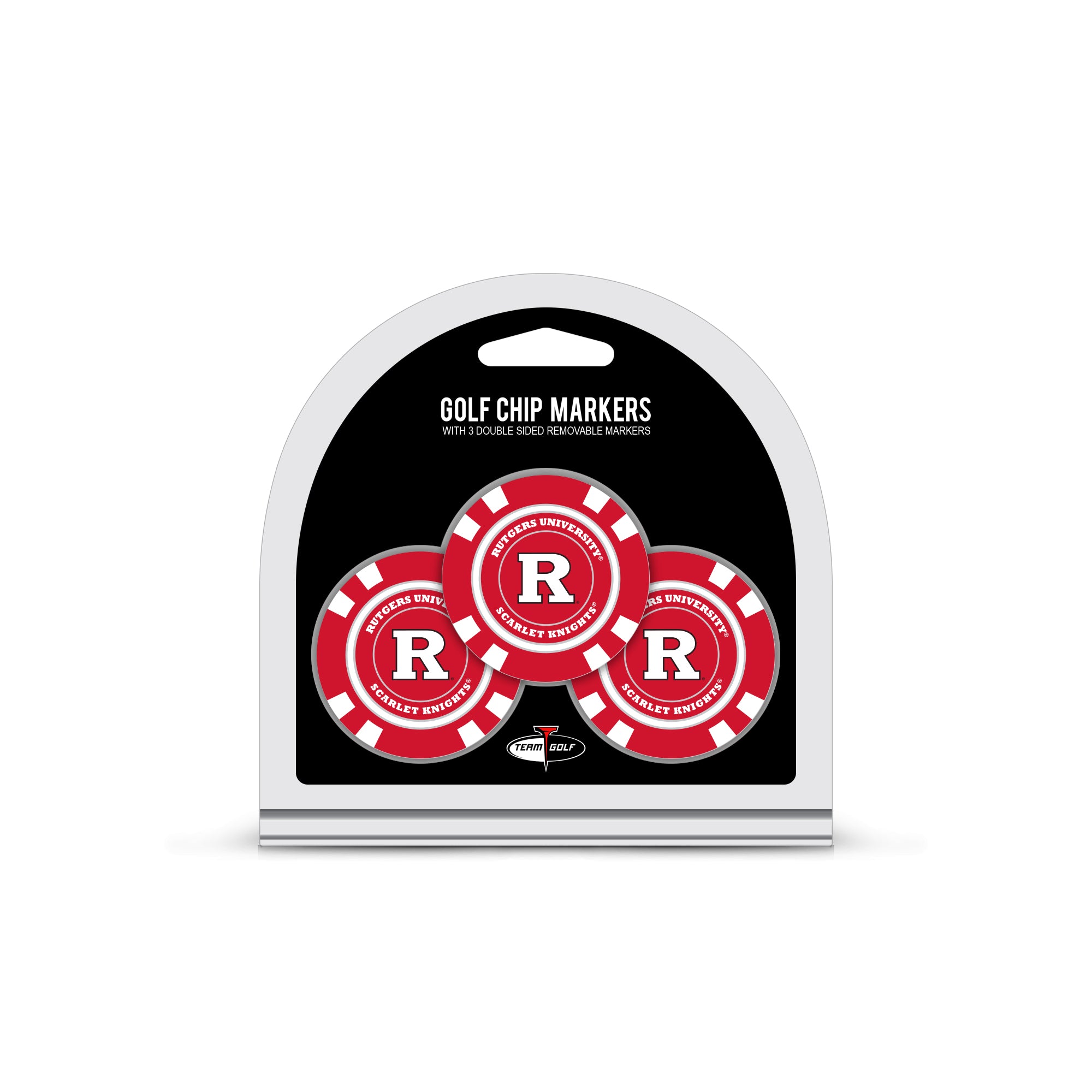 Rutgers 3 Pack Golf Chip Ball Markers