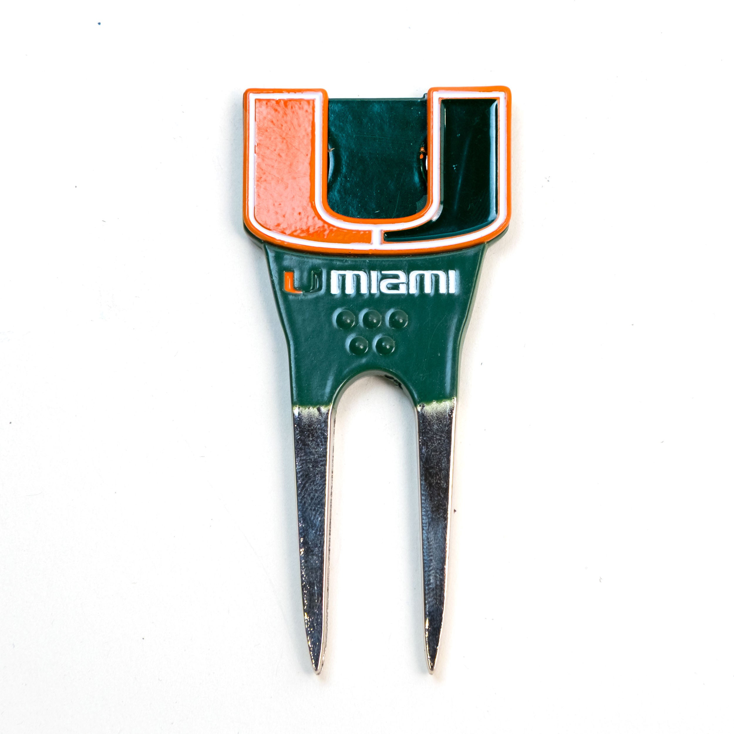 Miami Hurricanes Custom Shaped Divot Tool