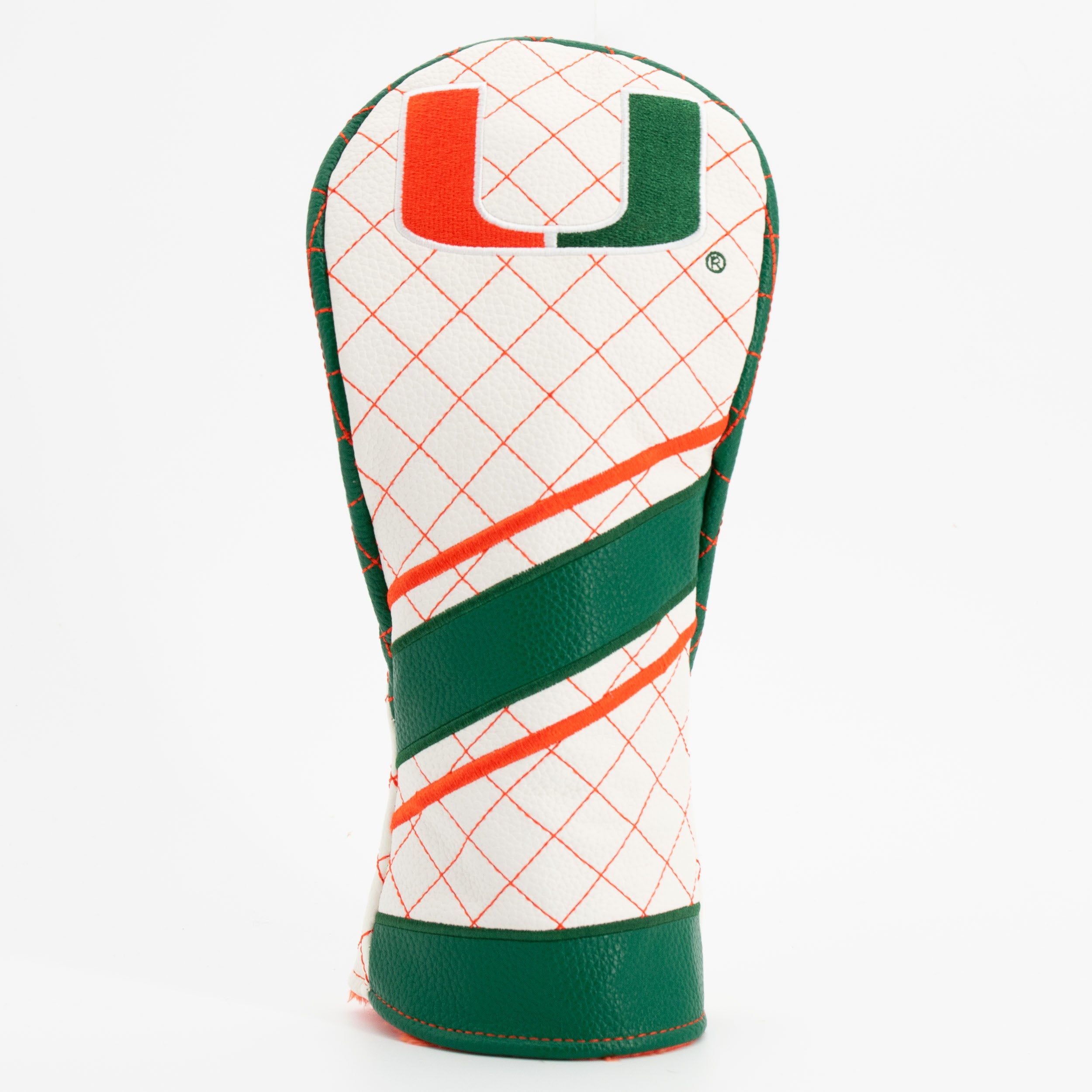 Miami Hurricanes Quilted Fairway Headcover (STRIPED)