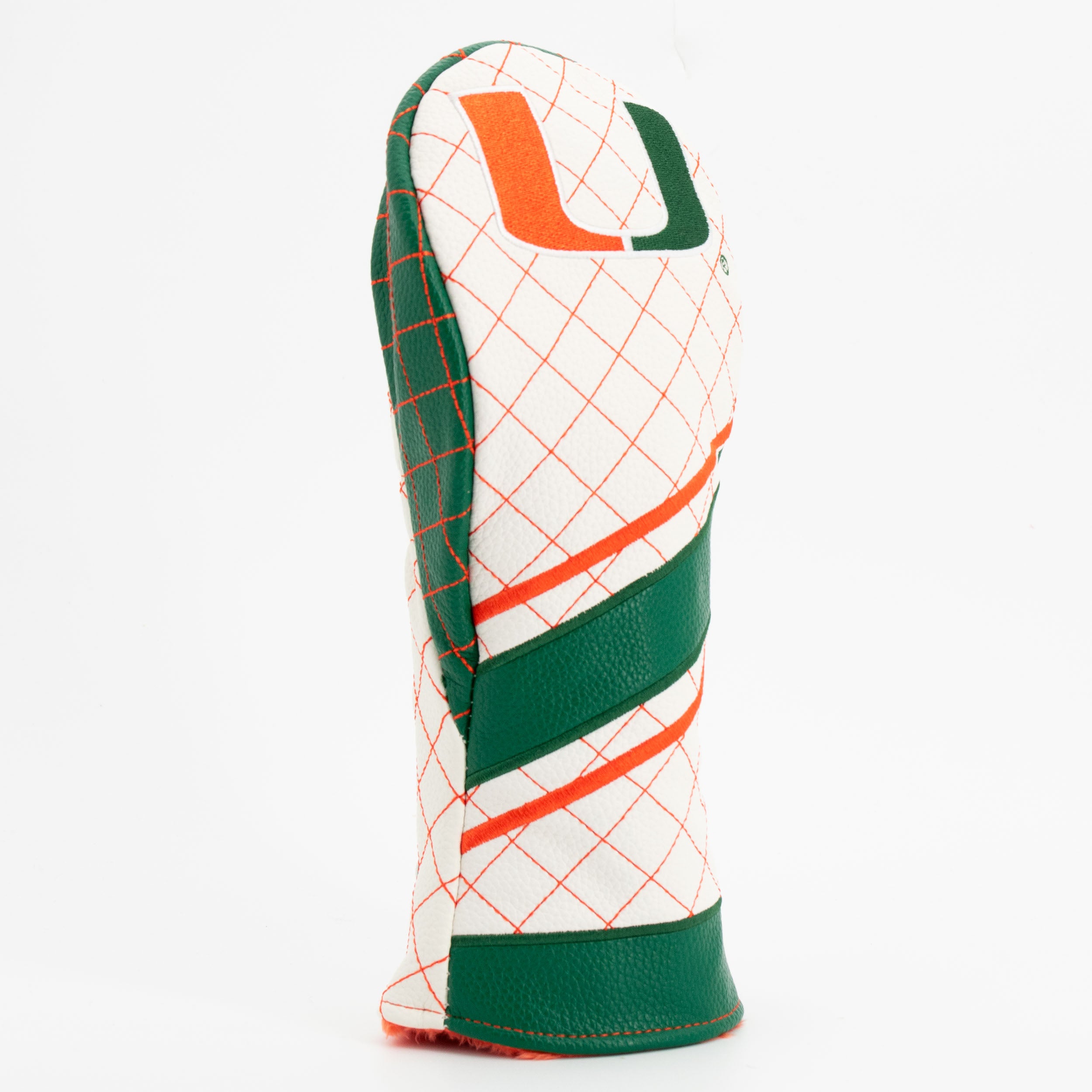 Miami Hurricanes Quilted Fairway Headcover (STRIPED)