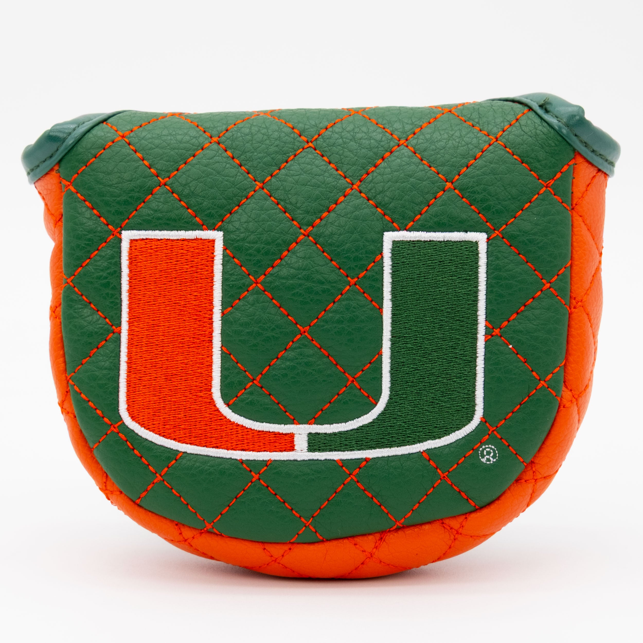 Miami Hurricanes Quilted Mallet Putter Cover (SOLID)