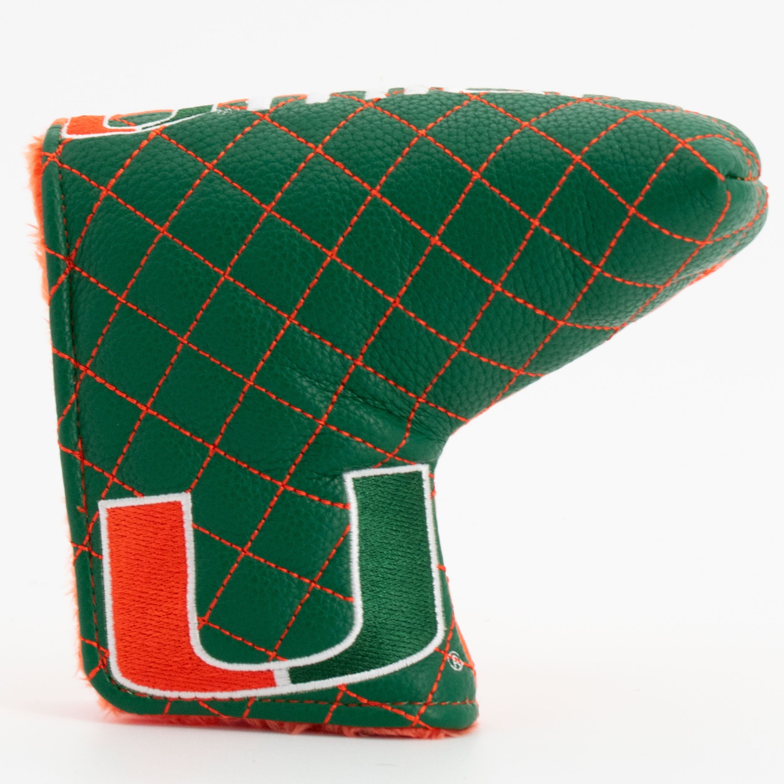 Miami Hurricanes Quited Blade Putter Cover (SPLIT)