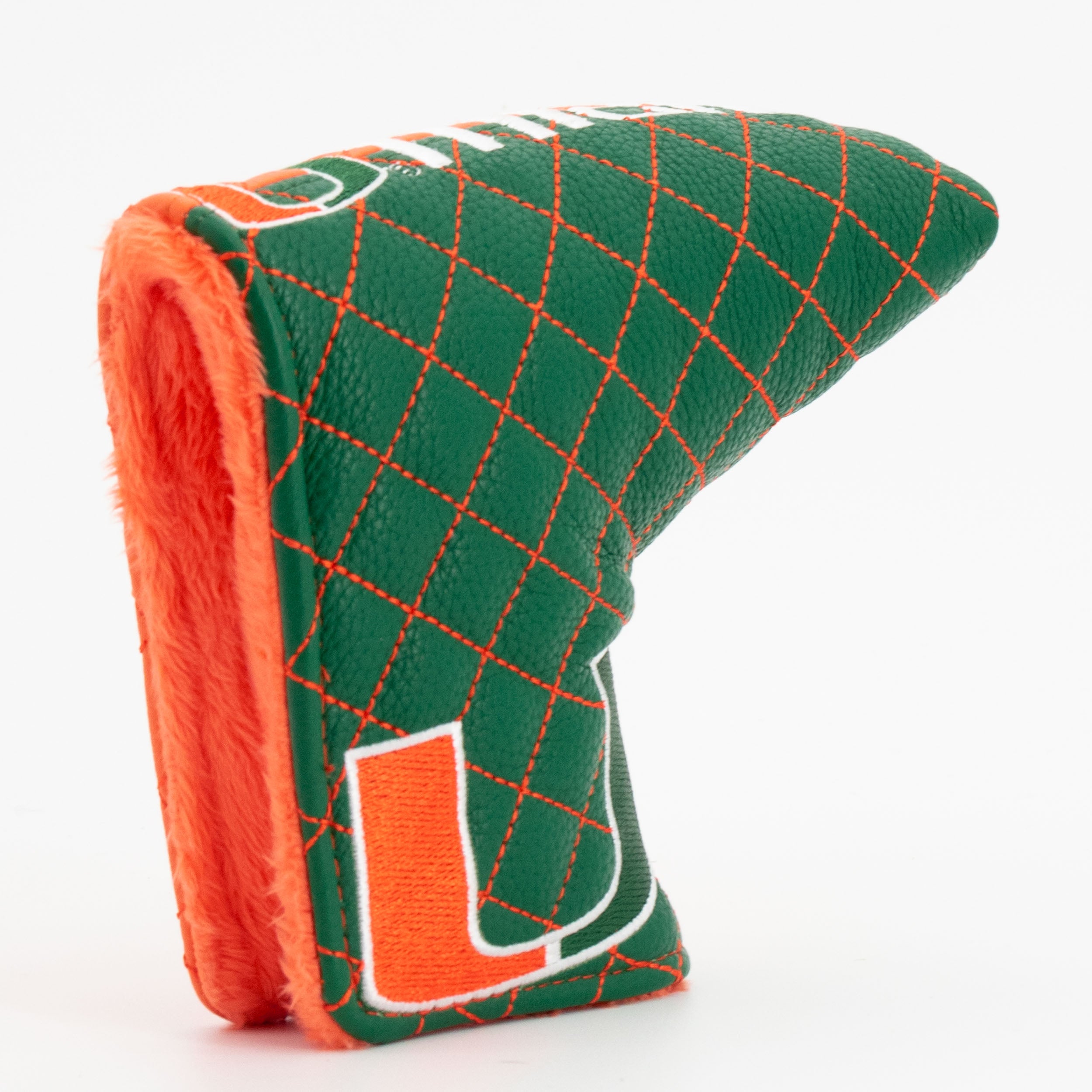 Miami Hurricanes Quited Blade Putter Cover (SPLIT)