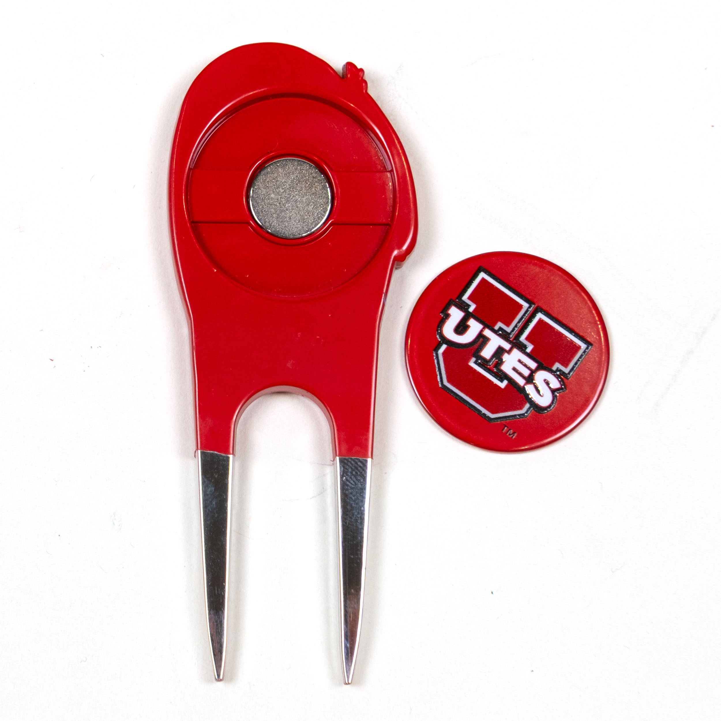 Utah Utes Custom Shaped Divot Tool