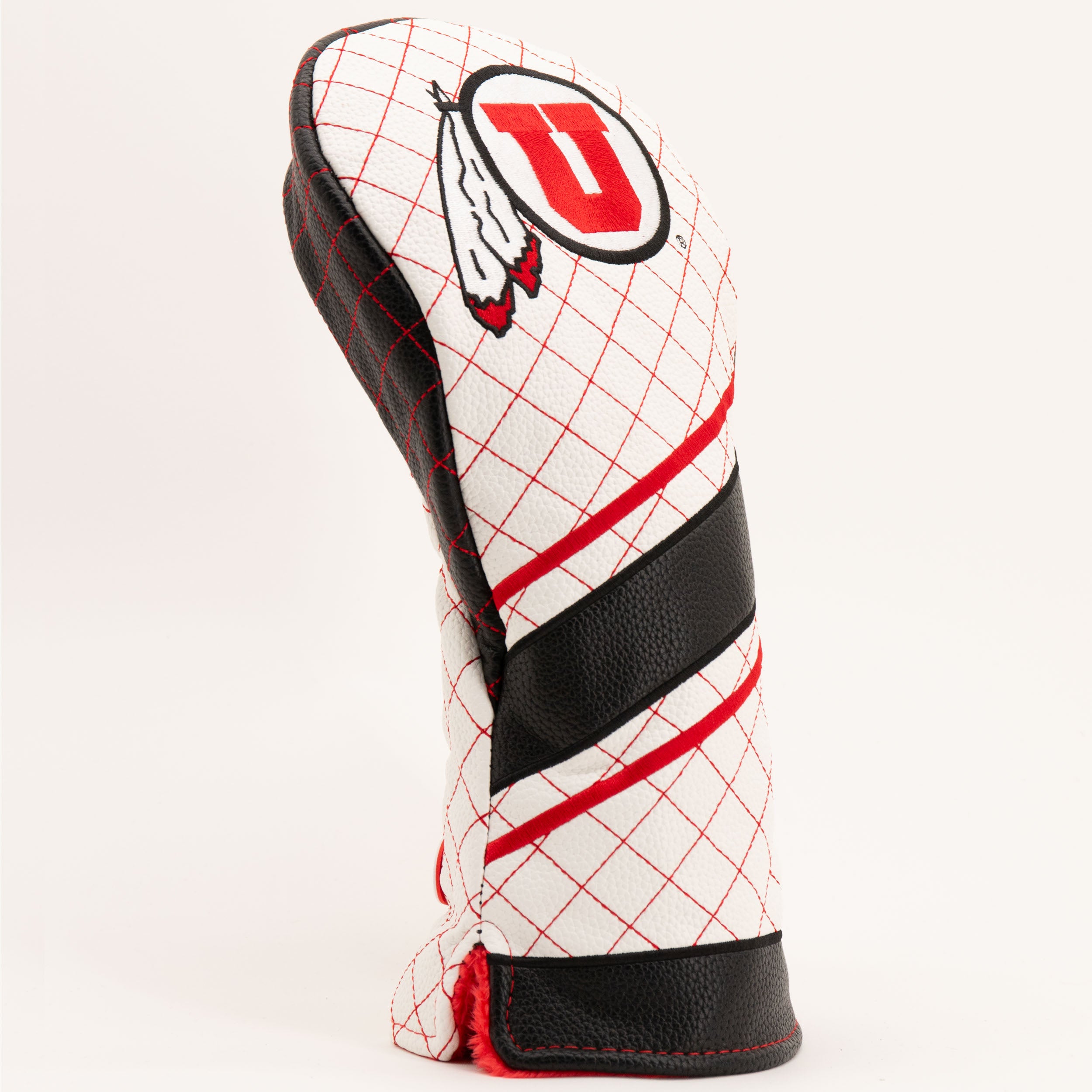 Utah Utes Quilted Driver Headcover (STRIPED)