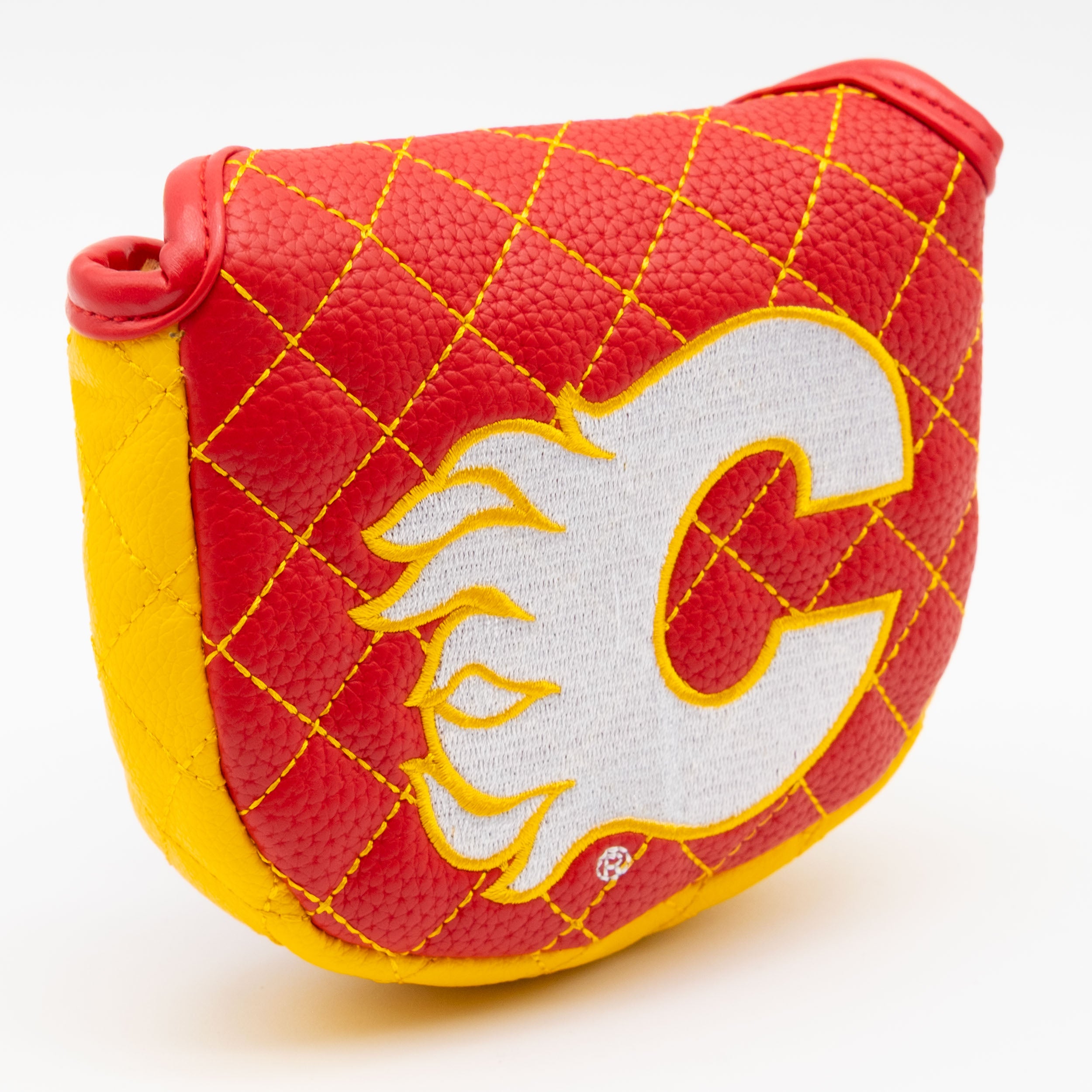Calgary Flames Quilted Mallet Putter Cover (SOLID)