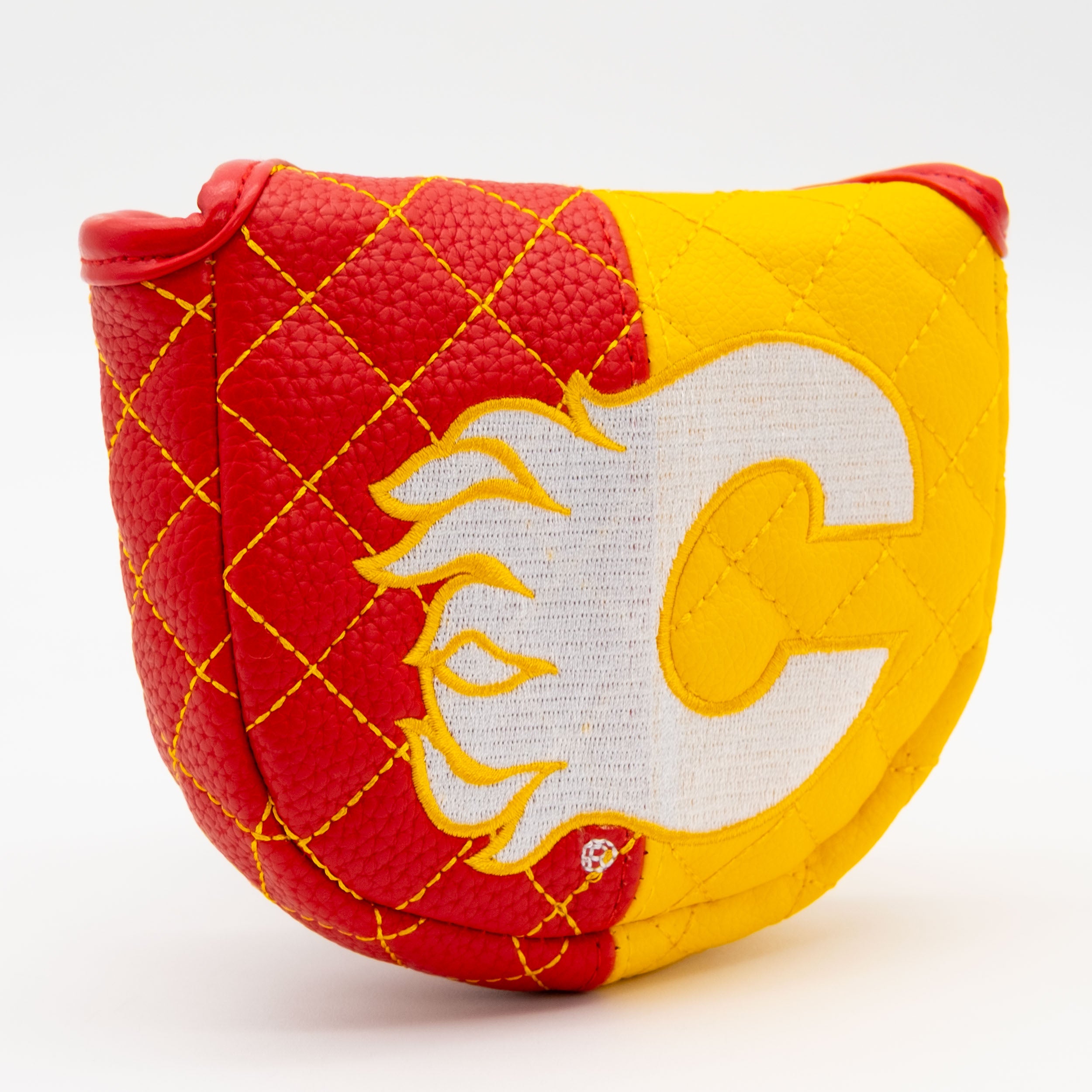 Calgary Flames Quilted Mallet Putter Cover (SPLIT)