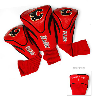 Calgary Flames 3 Pack Contour Sock Headcovers