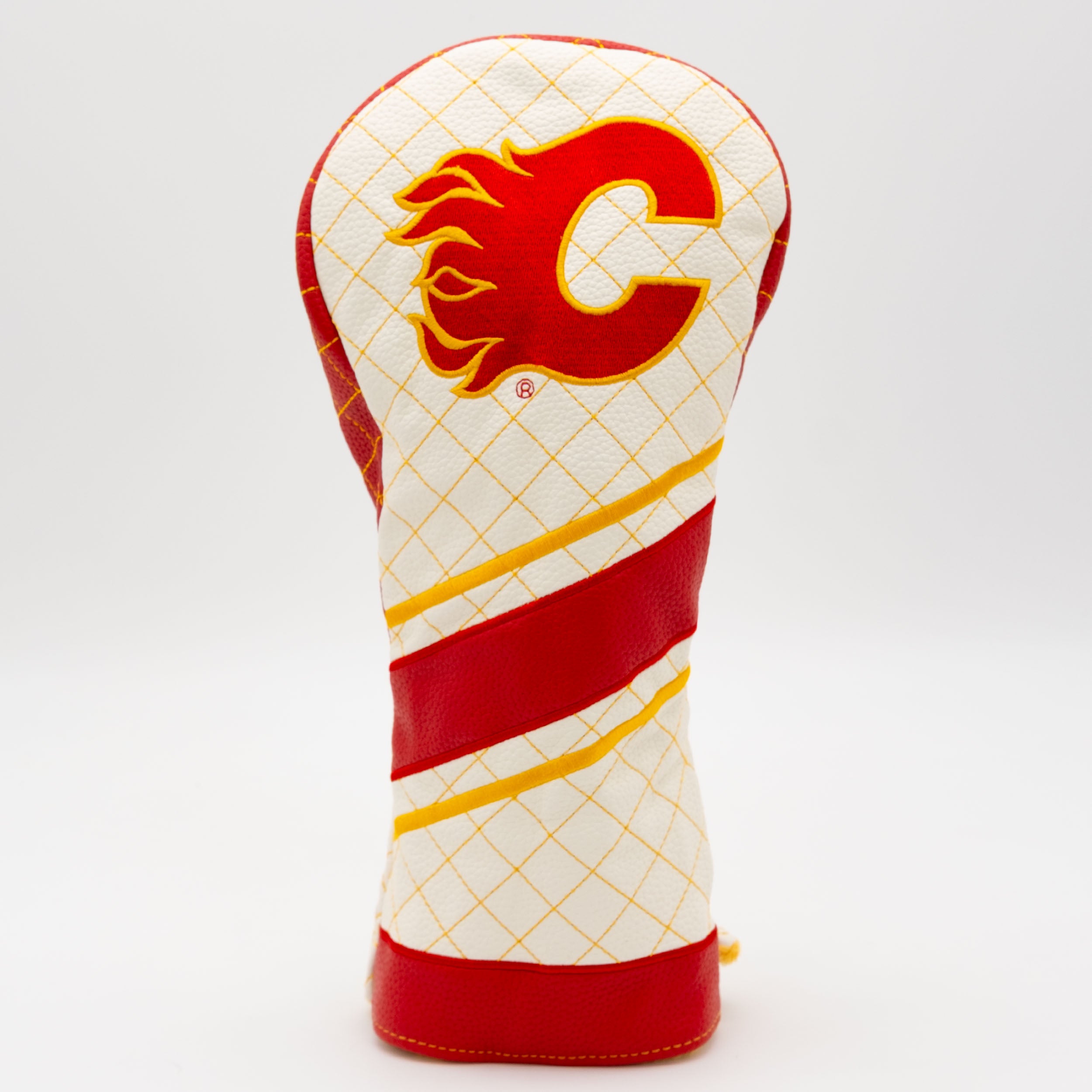 Calgary Flames Quilted Driver Headcover (STRIPED)