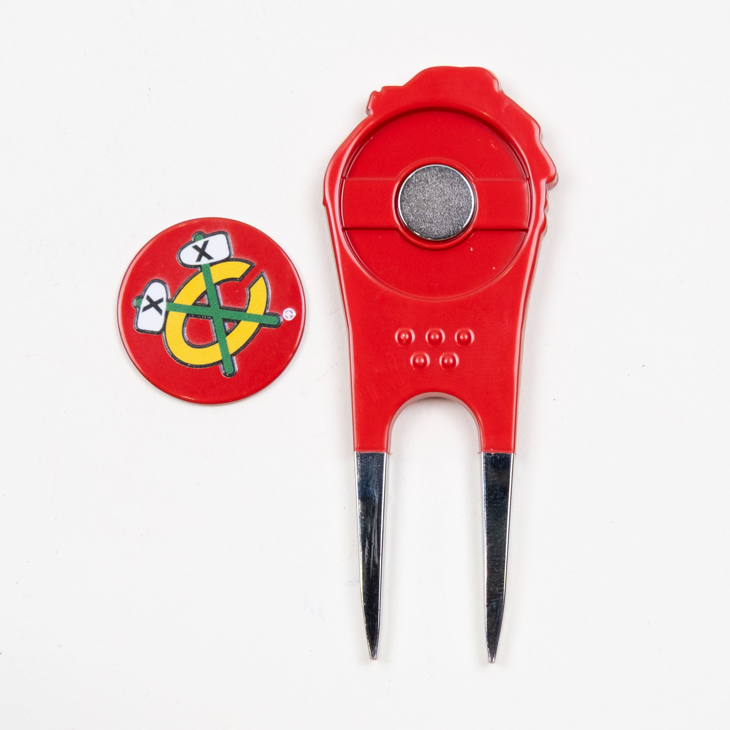 Chicago Blackhawks Custom Shaped Divot Tool