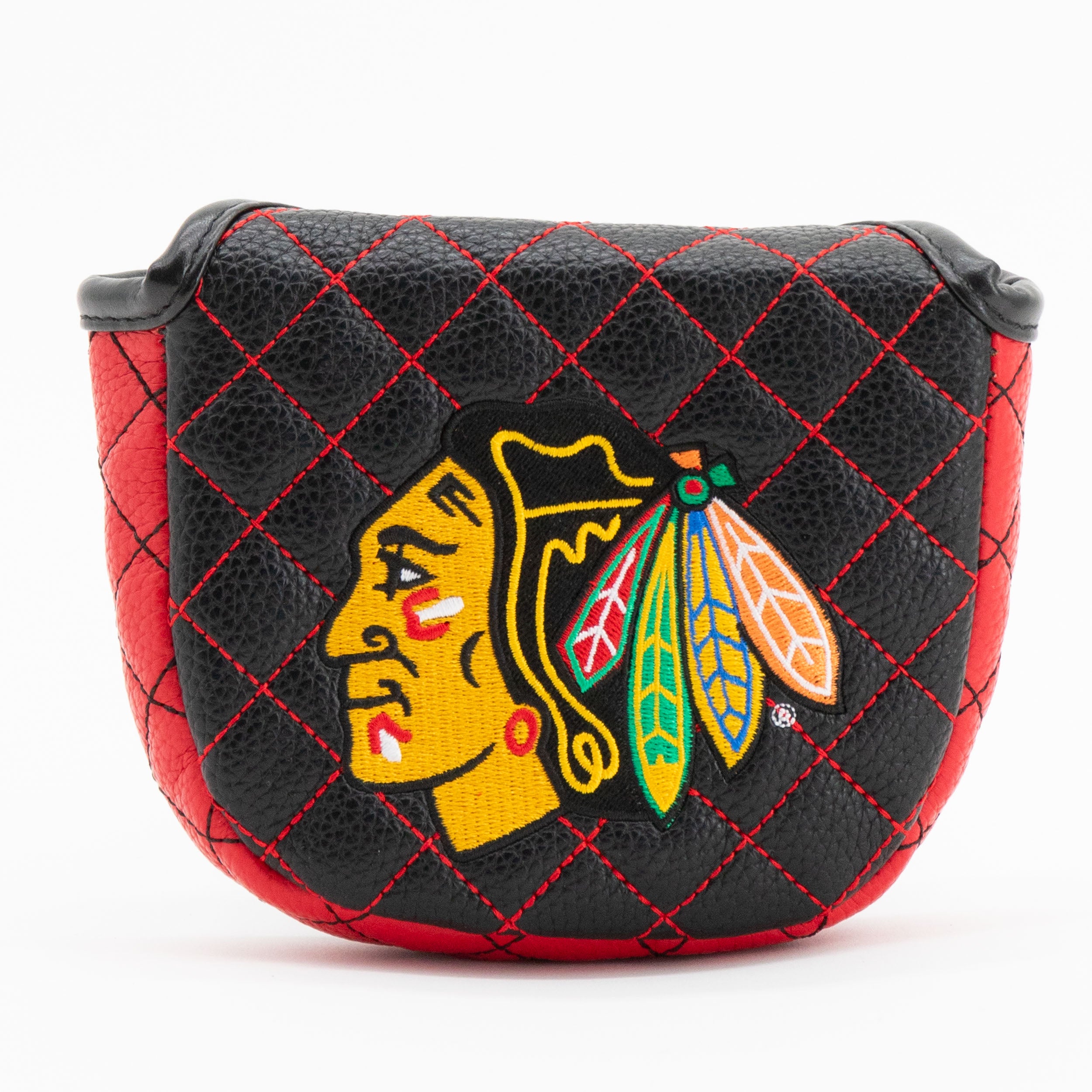 Chicago Blackhawks Quilted Mallet Putter Cover (SOLID)
