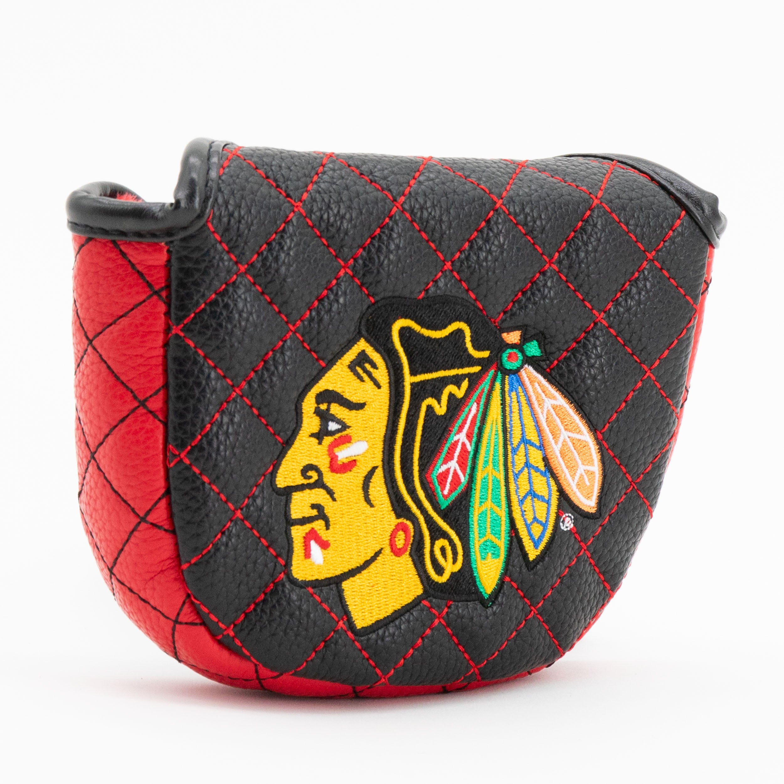 Chicago Blackhawks Quilted Mallet Putter Cover (SOLID)