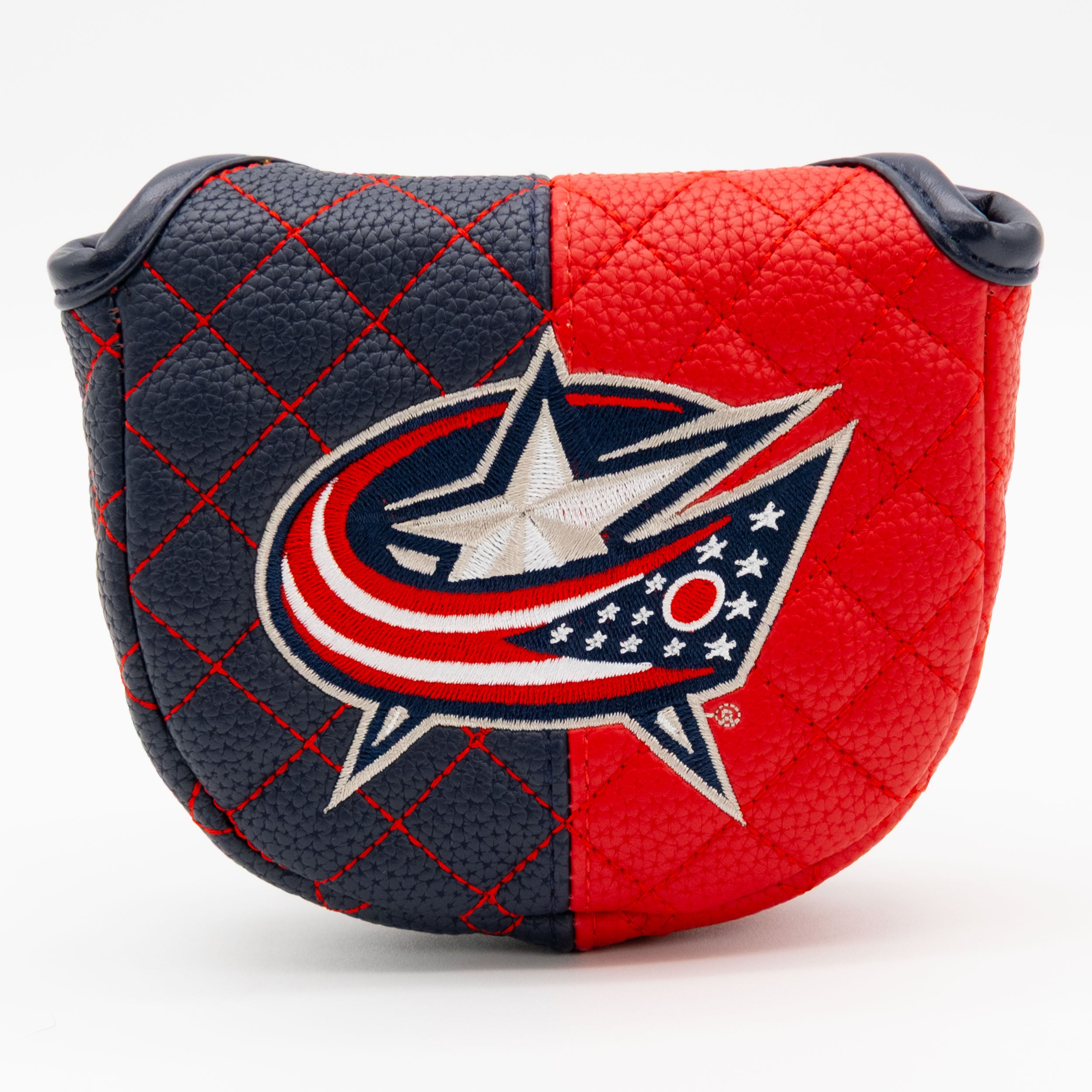 Columbus Blue Jackets Quilted Mallet Putter Cover (SPLIT)
