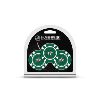 Dallas Stars 3 Pack Golf Chip Ball Markers