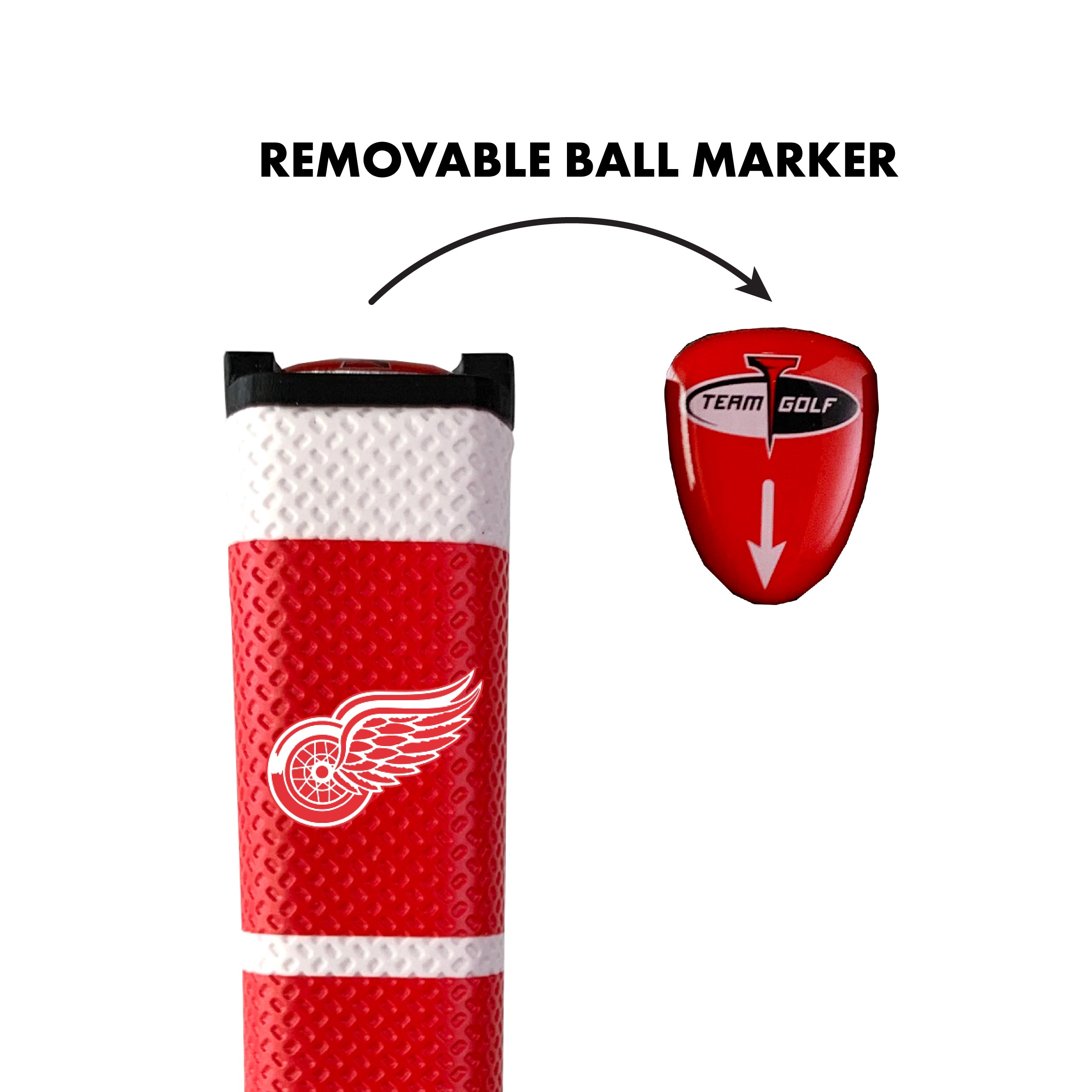 Detroit Red Wings Putter Grip