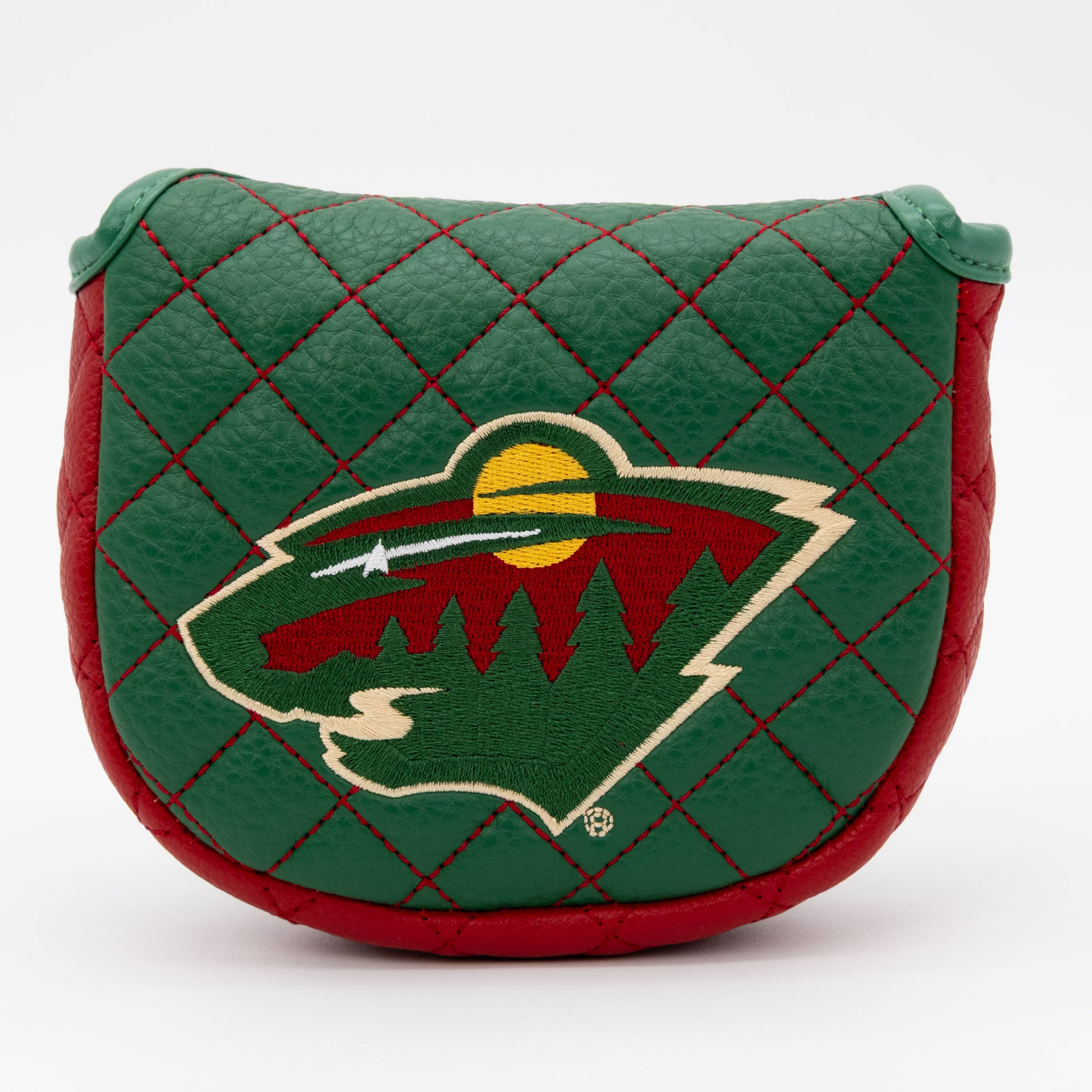 Minnesota Wild Quilted Mallet Putter Cover (SOLID)