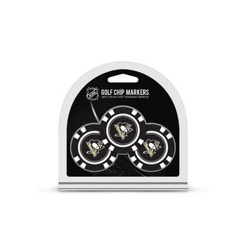 Pittsburgh Penguins 3 Pack Golf Chip Ball Markers