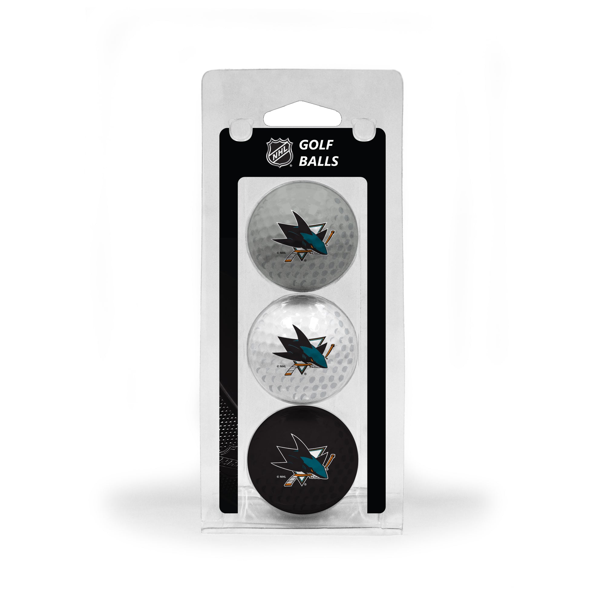 San Jose Sharks Golf Balls 3 Pack