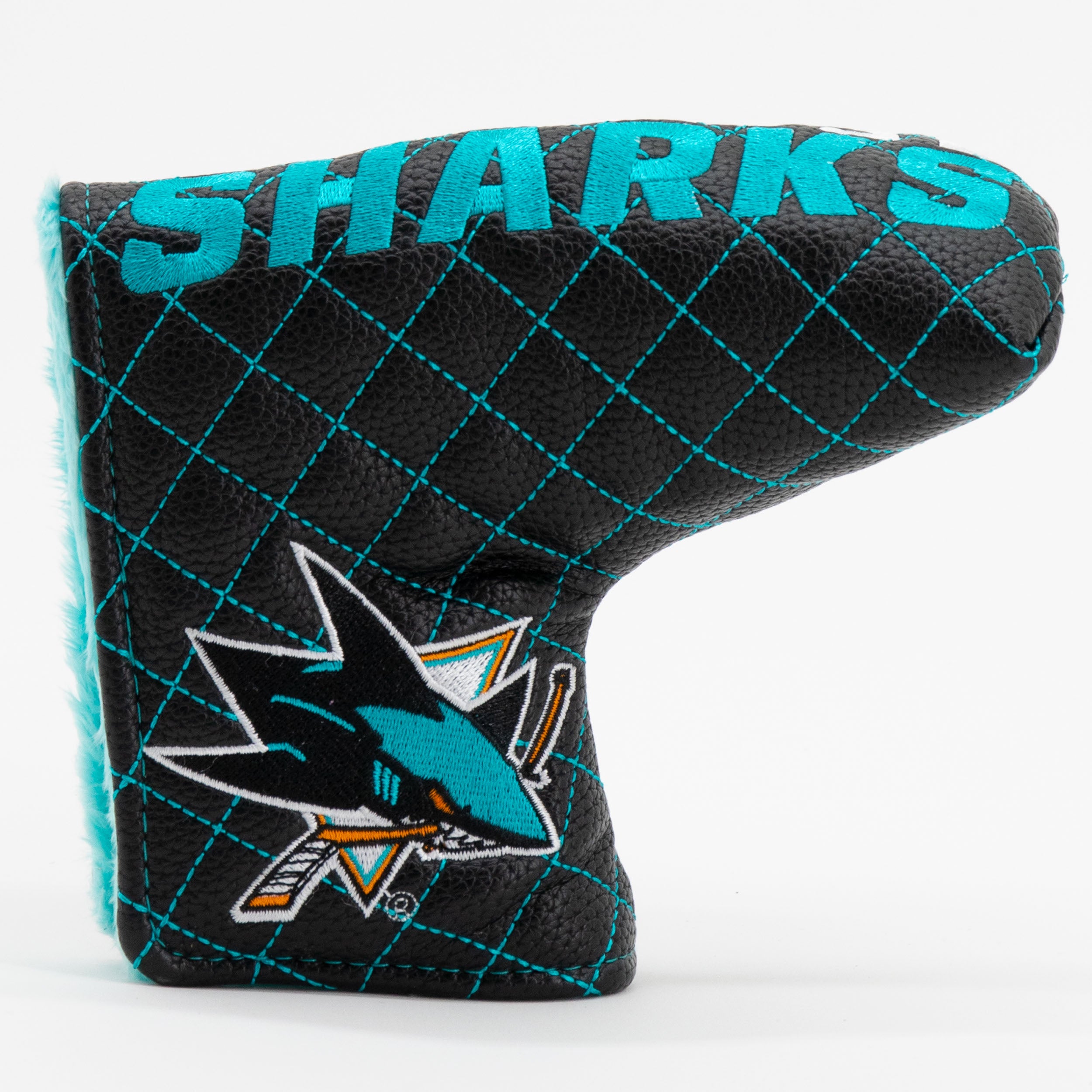 San Jose Sharks Quited Blade Putter Cover (SOLID)