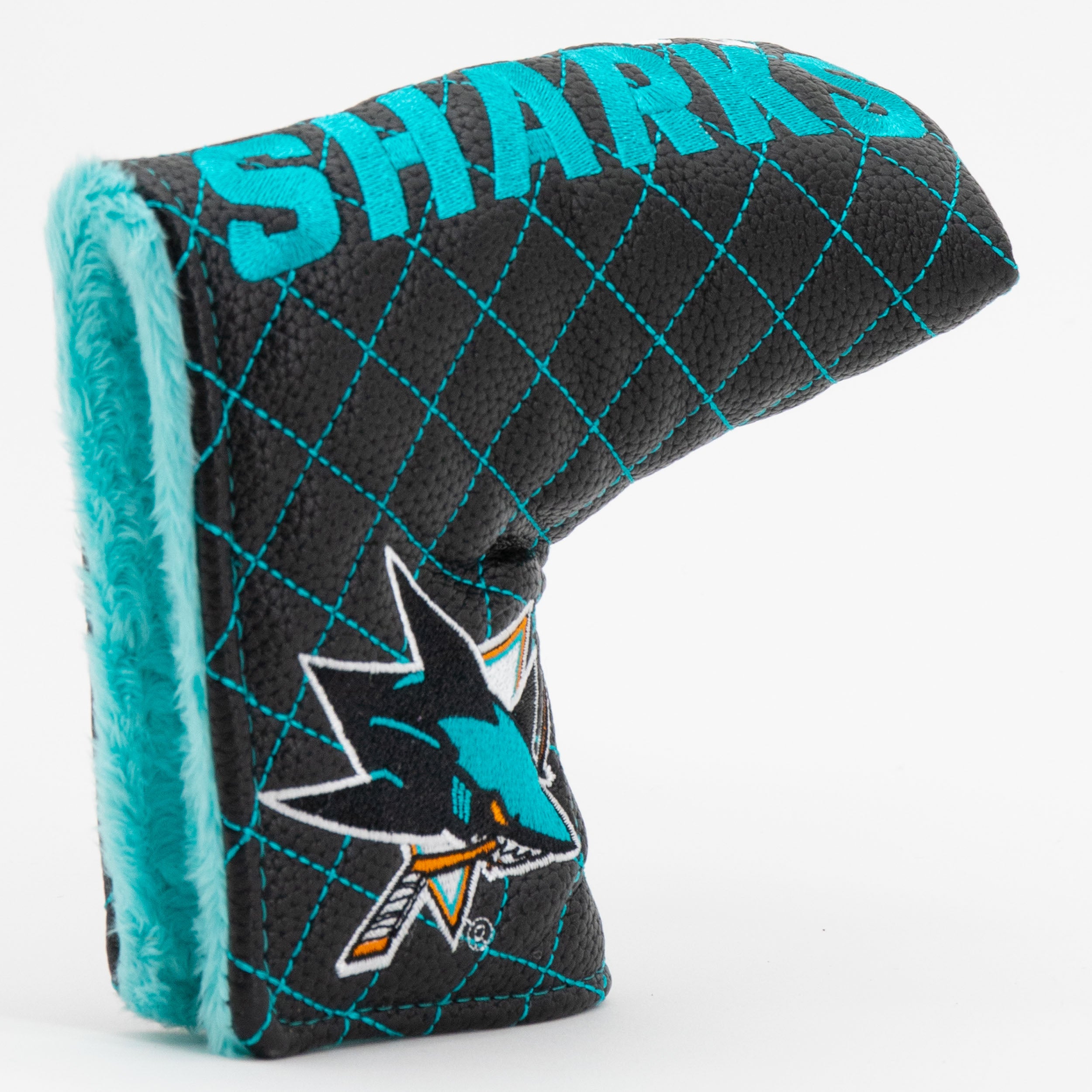 San Jose Sharks Quited Blade Putter Cover (SOLID)
