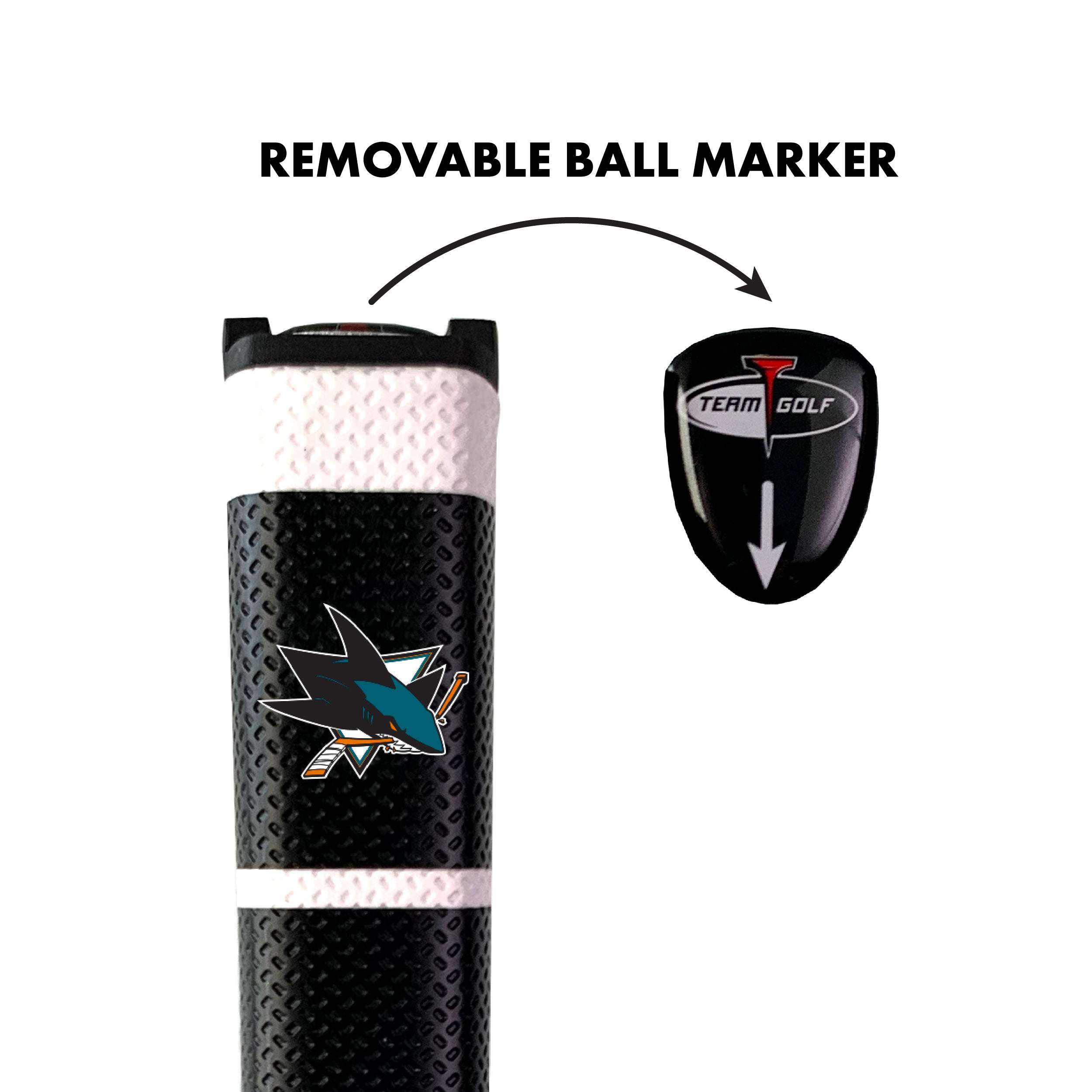 San Jose Sharks Putter Grip