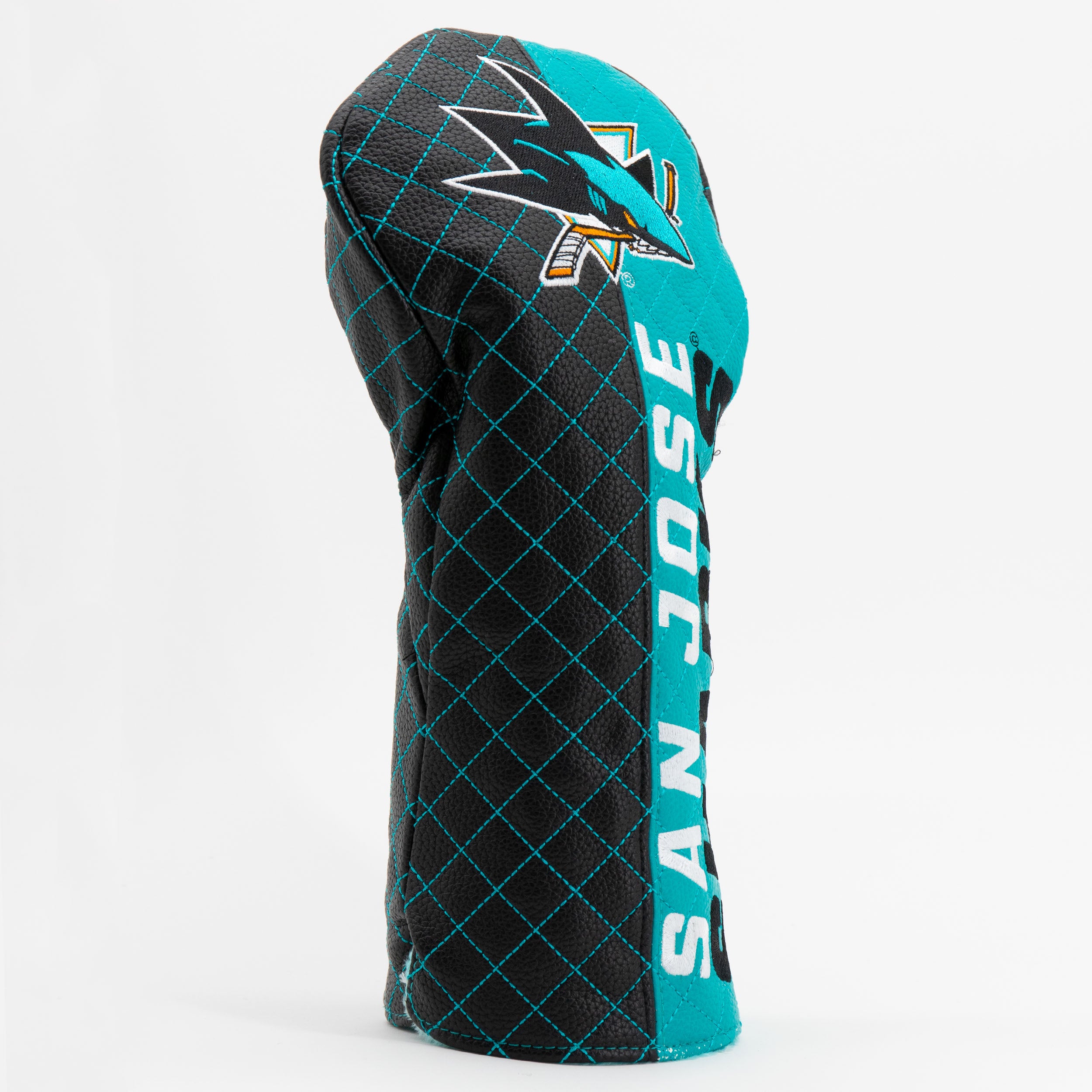San Jose Sharks Quilted Driver Headcover (SPLIT)