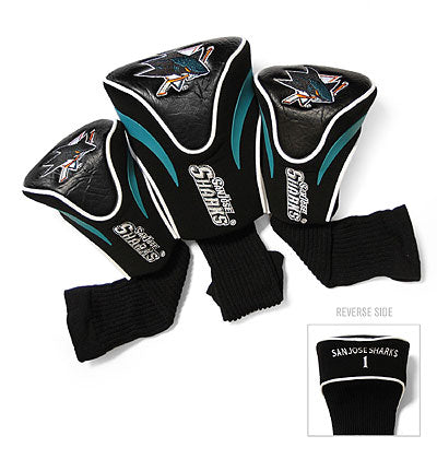 San Jose Sharks 3 Pack Contour Sock Headcovers