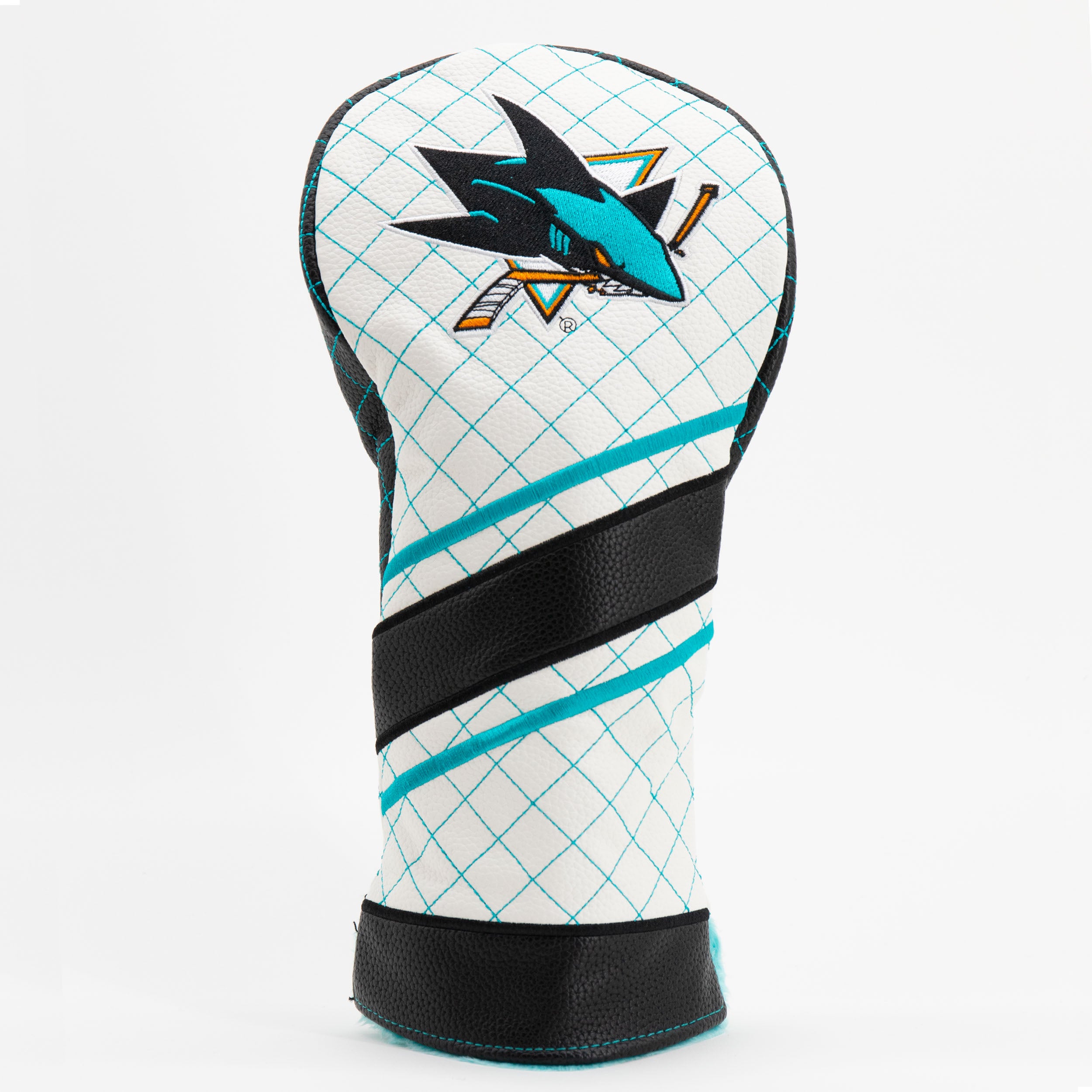 San Jose Sharks Quilted Driver Headcover (STRIPED)