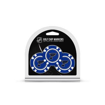 St. Louis Blues 3 Pack Golf Chip Ball Markers