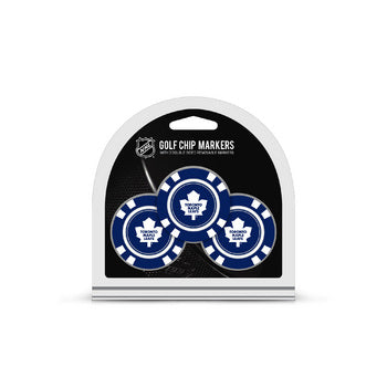 Toronto Maple Leafs 3 Pack Golf Chip Ball Markers