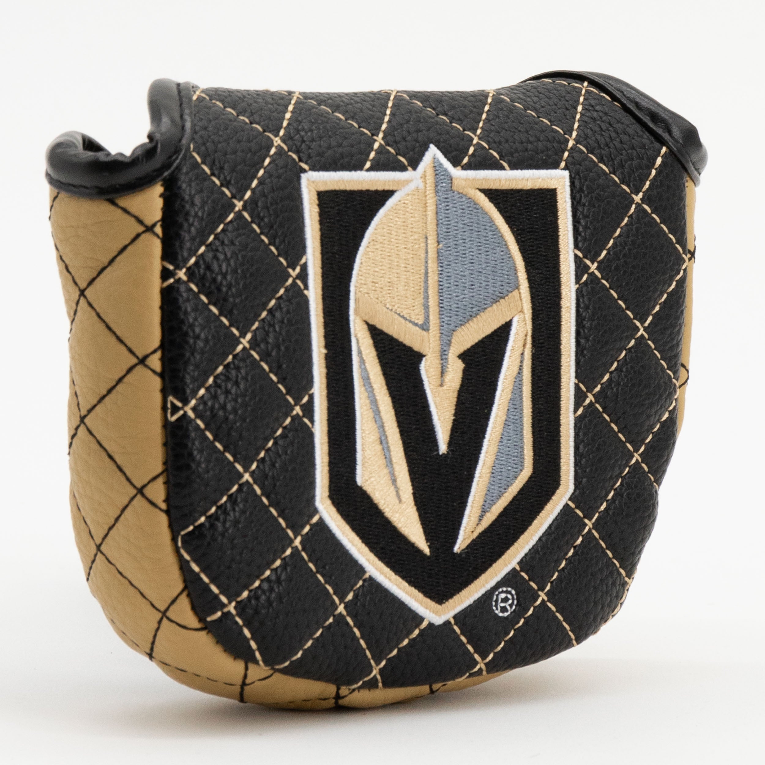 Vegas Golden Knights Quilted Mallet Putter Cover (SOLID)