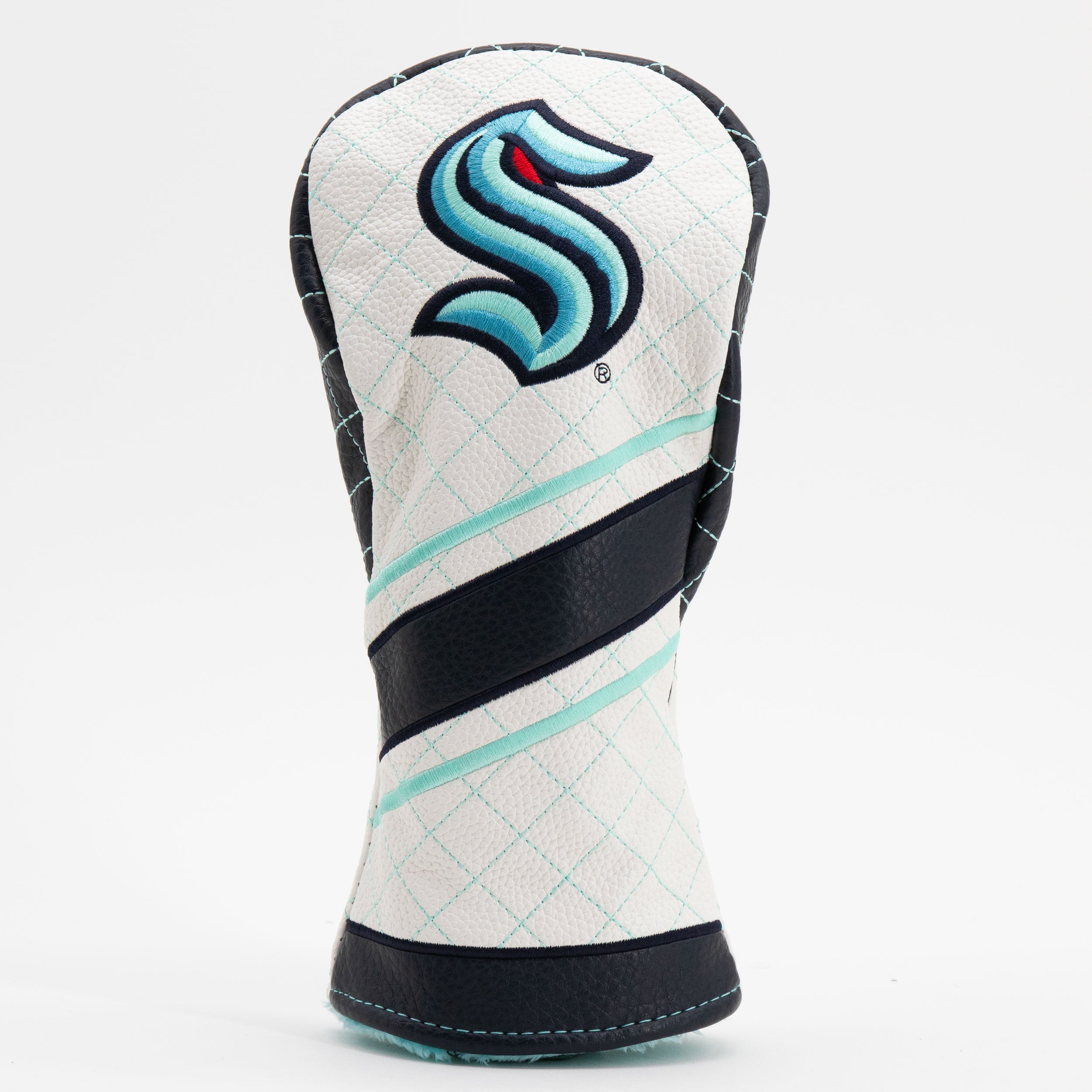 Seattle Kraken Quilted Fairway Headcover (STRIPED)